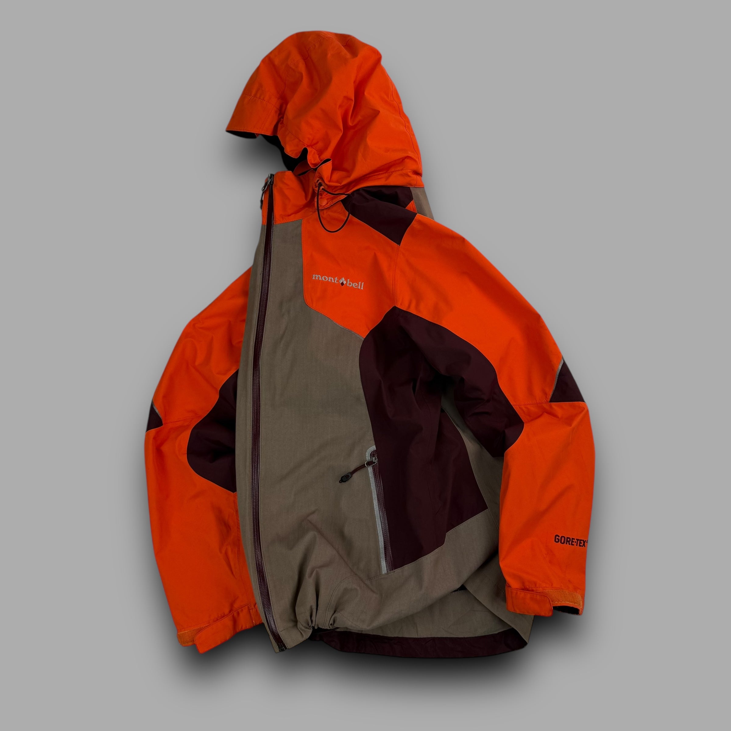 ジャケット・アウター montbell tech shell jacket orange montbell tech shell jacket orange