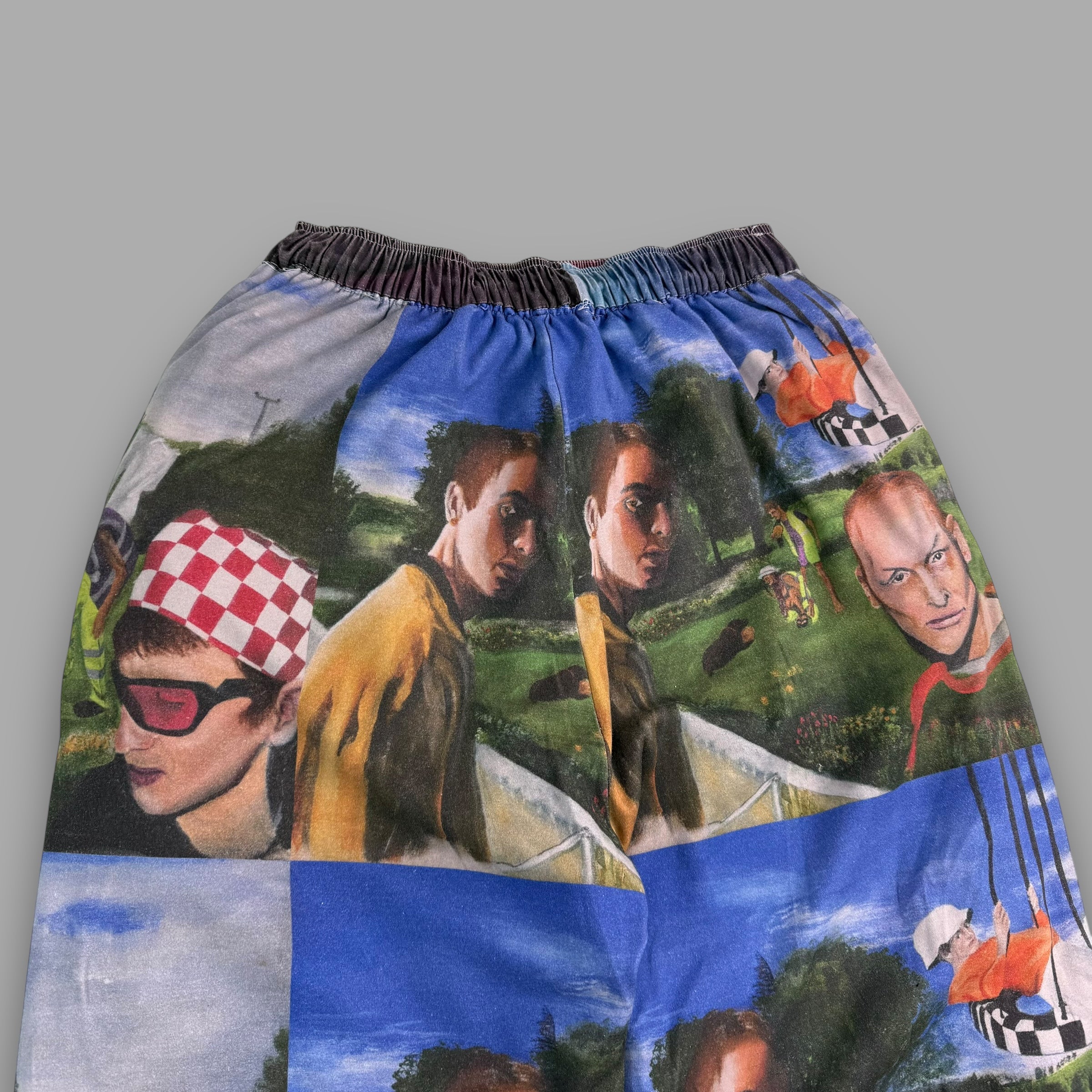 Flay x trouser project 1/1 'in the garden' baggy track bottoms (S)