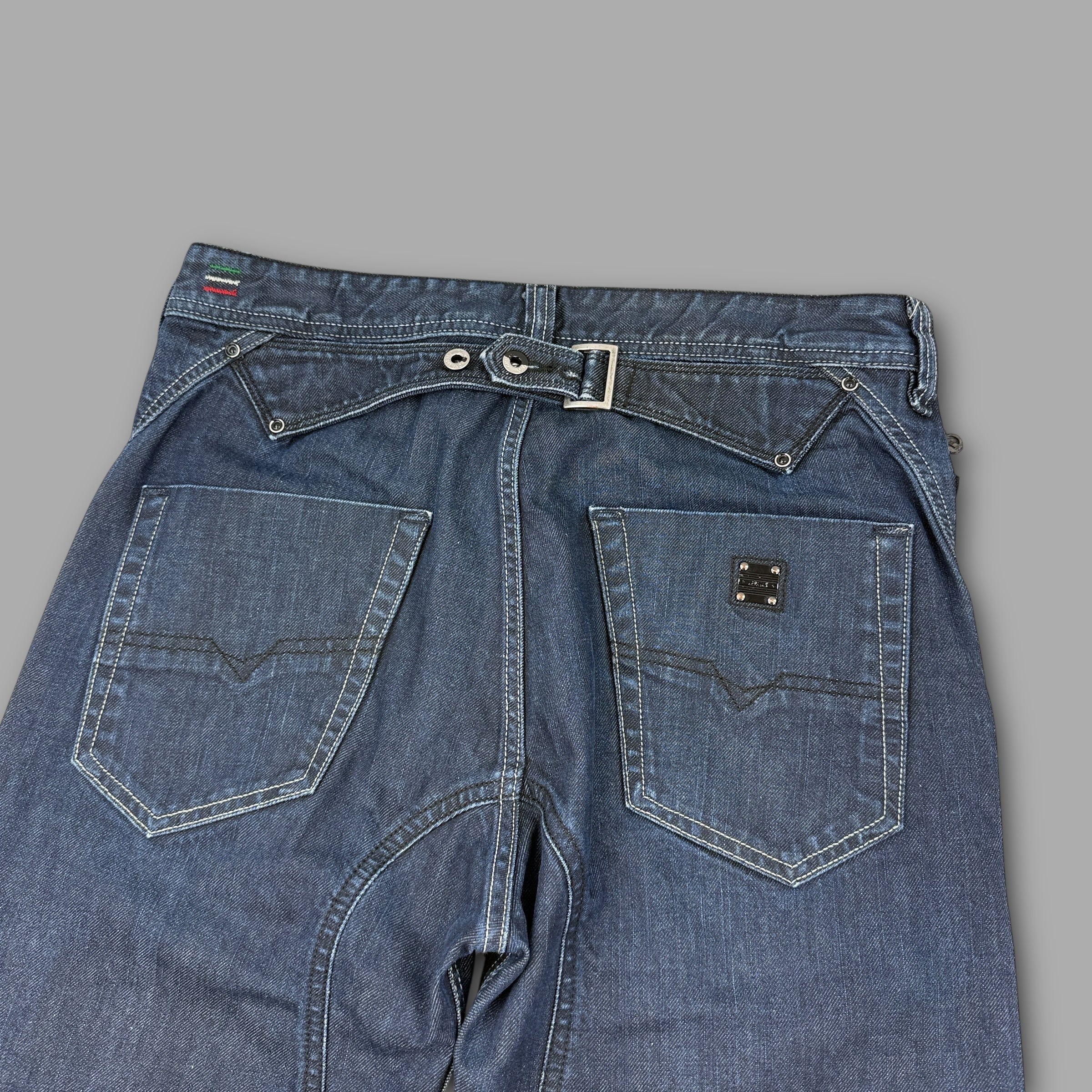 Diesel 2000's contrast stitch bootcut pheyo jeans (S)