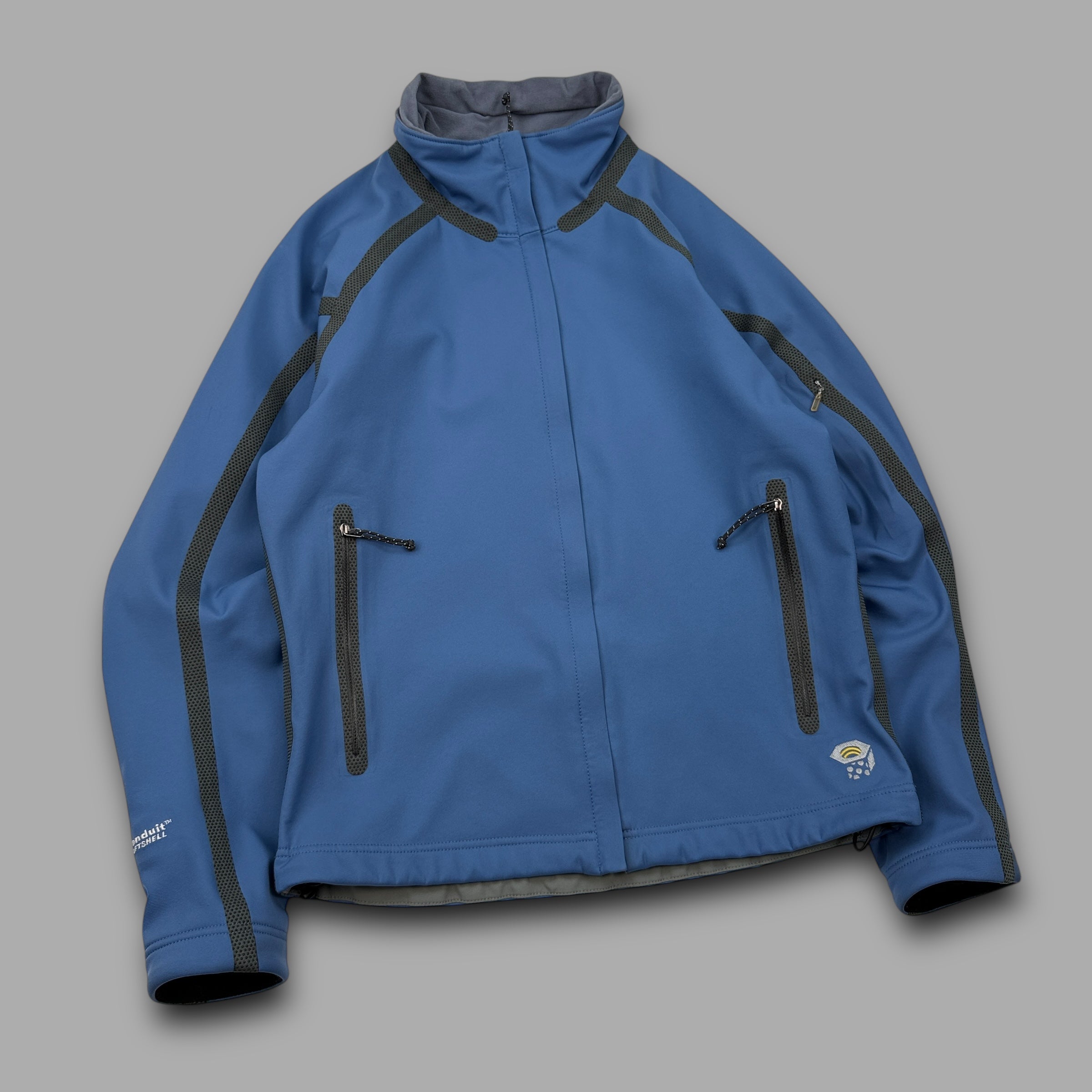 Mountain hardwear 2000's technical taped seams conduit softshell jacket (S)