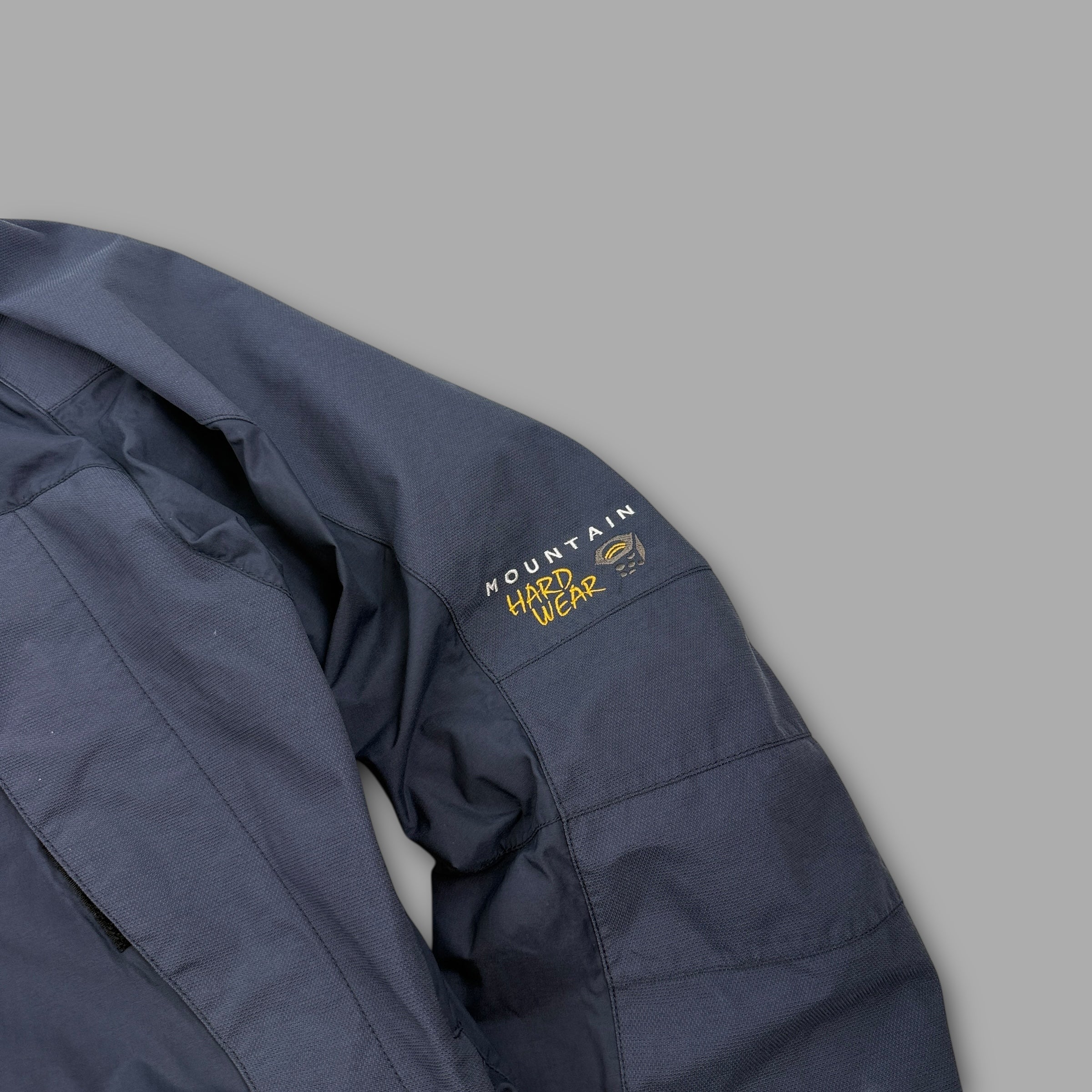 Mountain hardwear 2000's technical panelled conduit full zip softshell ski jacket (L)