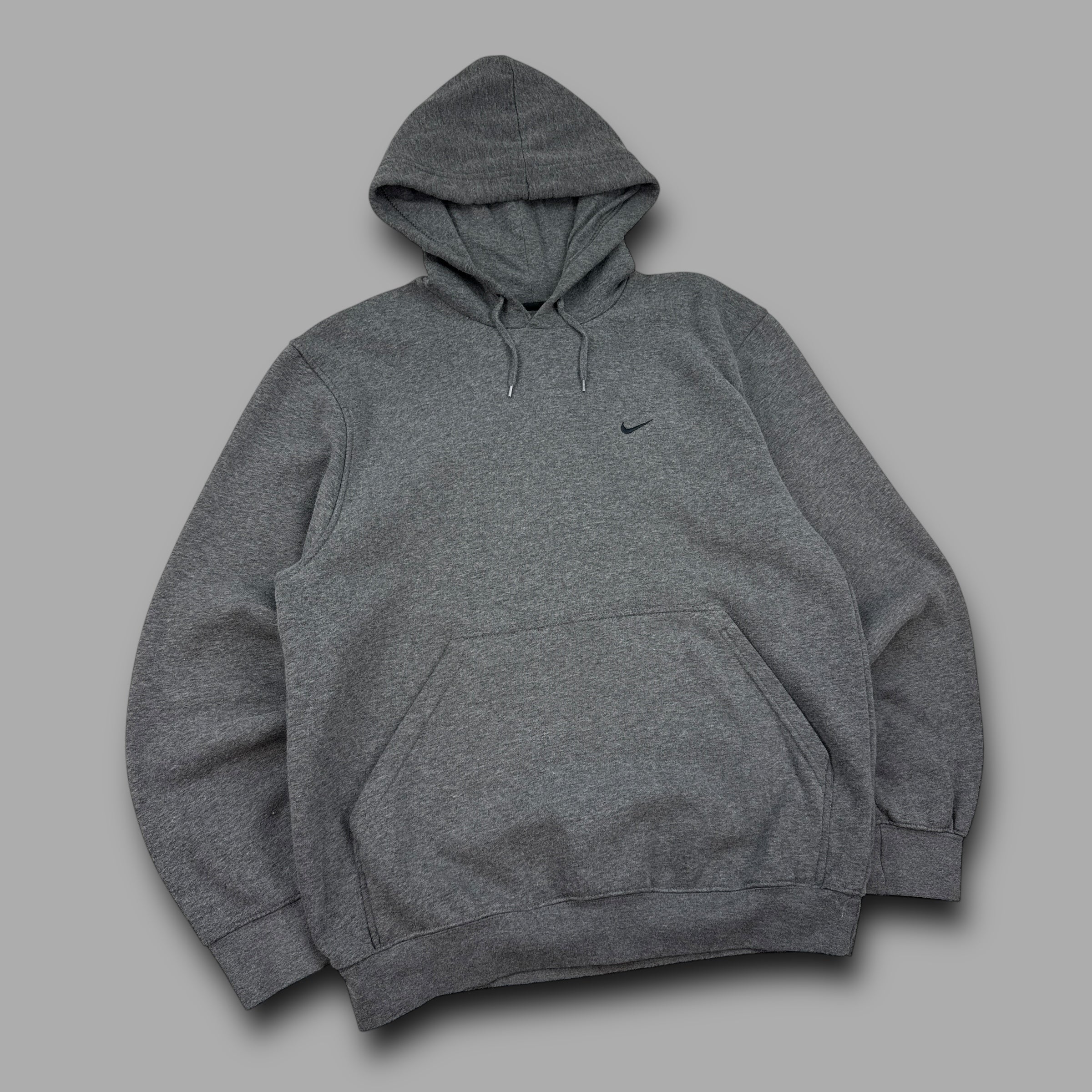 Nike 2000's boxy fit pullover grey hoodie (M)