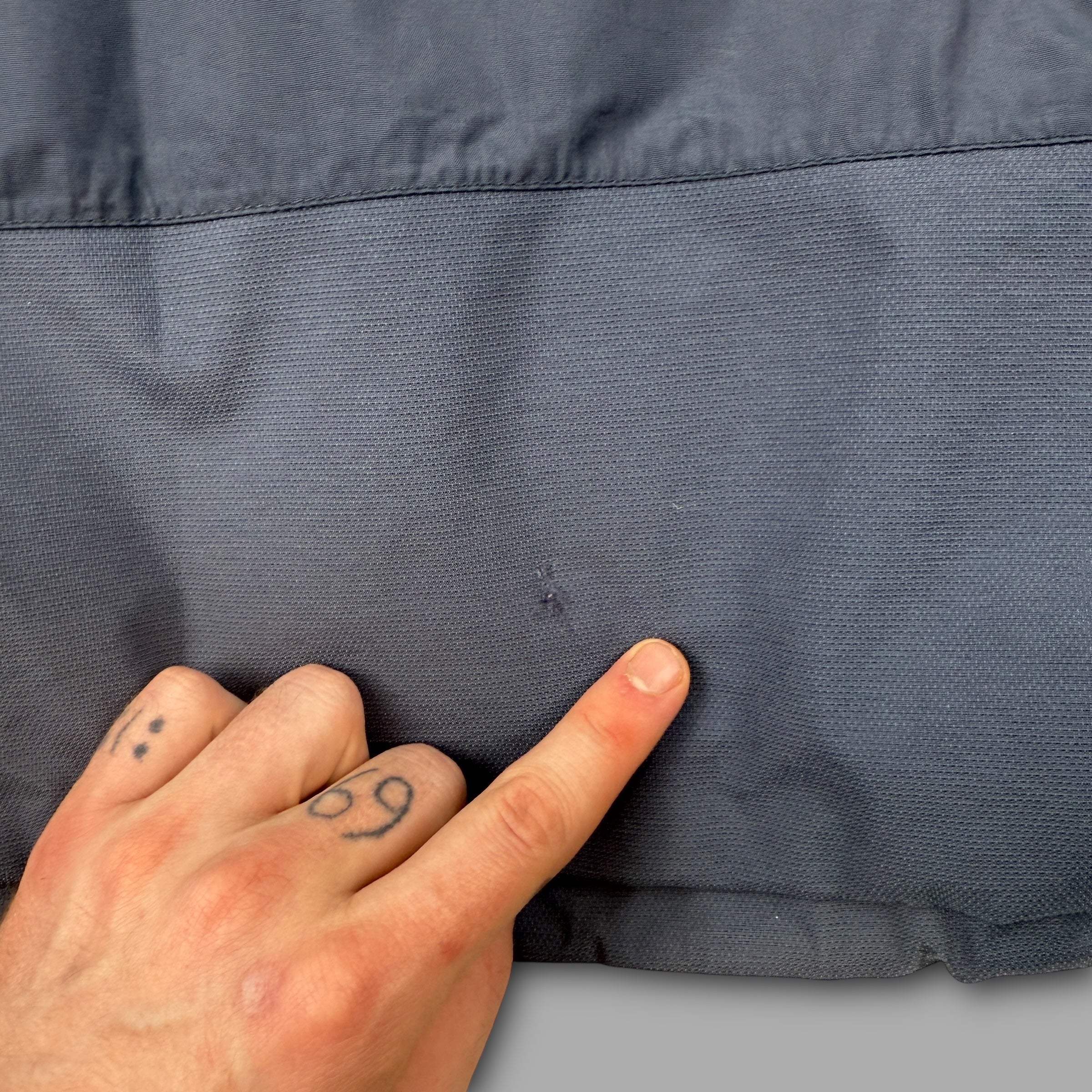 Mountain hardwear 2000's technical panelled conduit full zip softshell ski jacket (L)