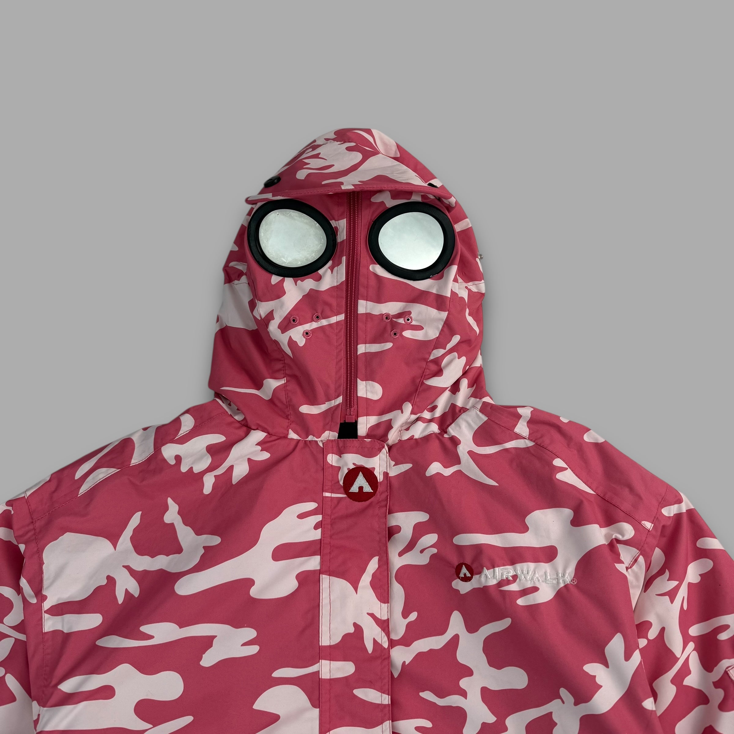 Airwalk 2000's technical camo goggle ski jacket (S)