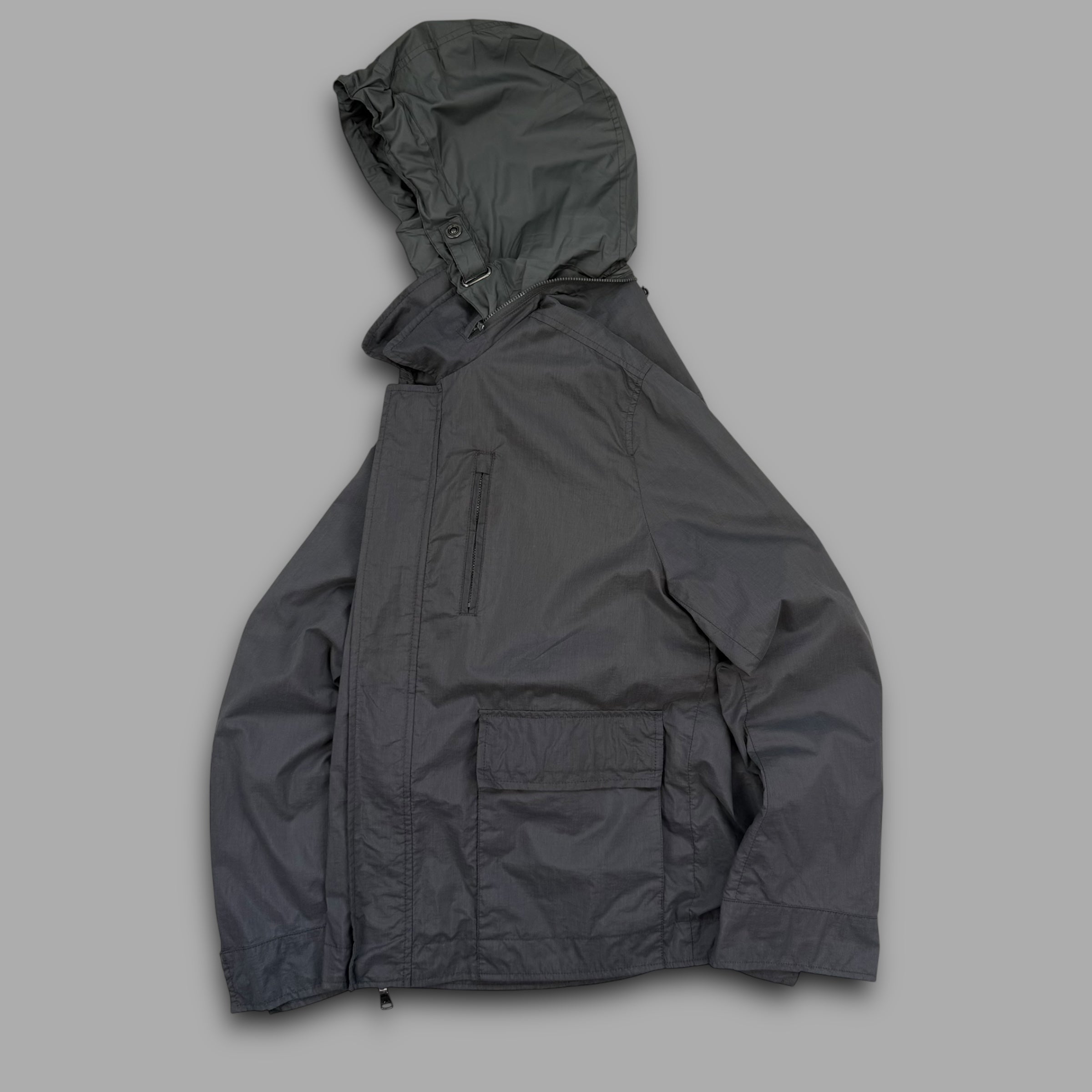 DKNY 2000's technical packable hood jacket (L-XL)