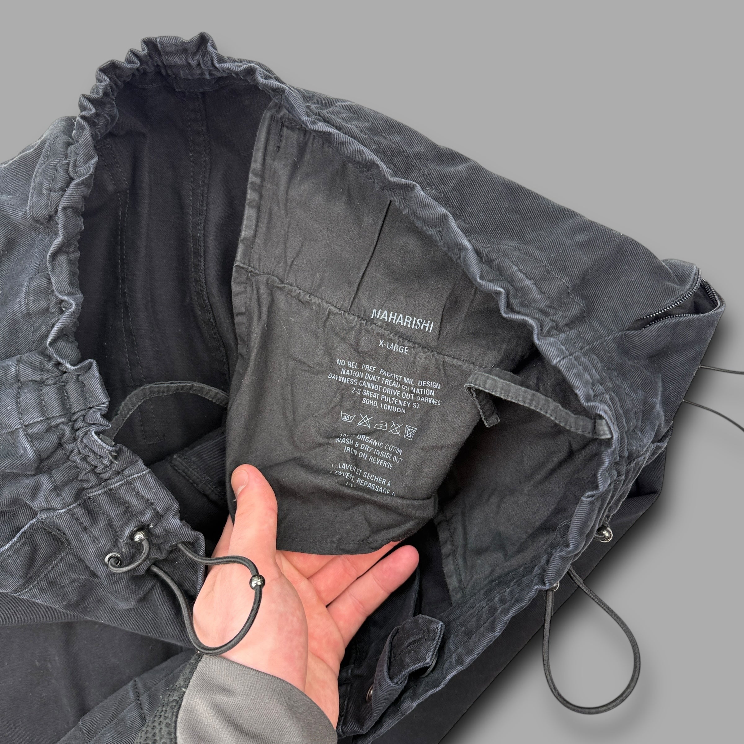 Maharishi 2000's technical baggy flight bottoms (S)