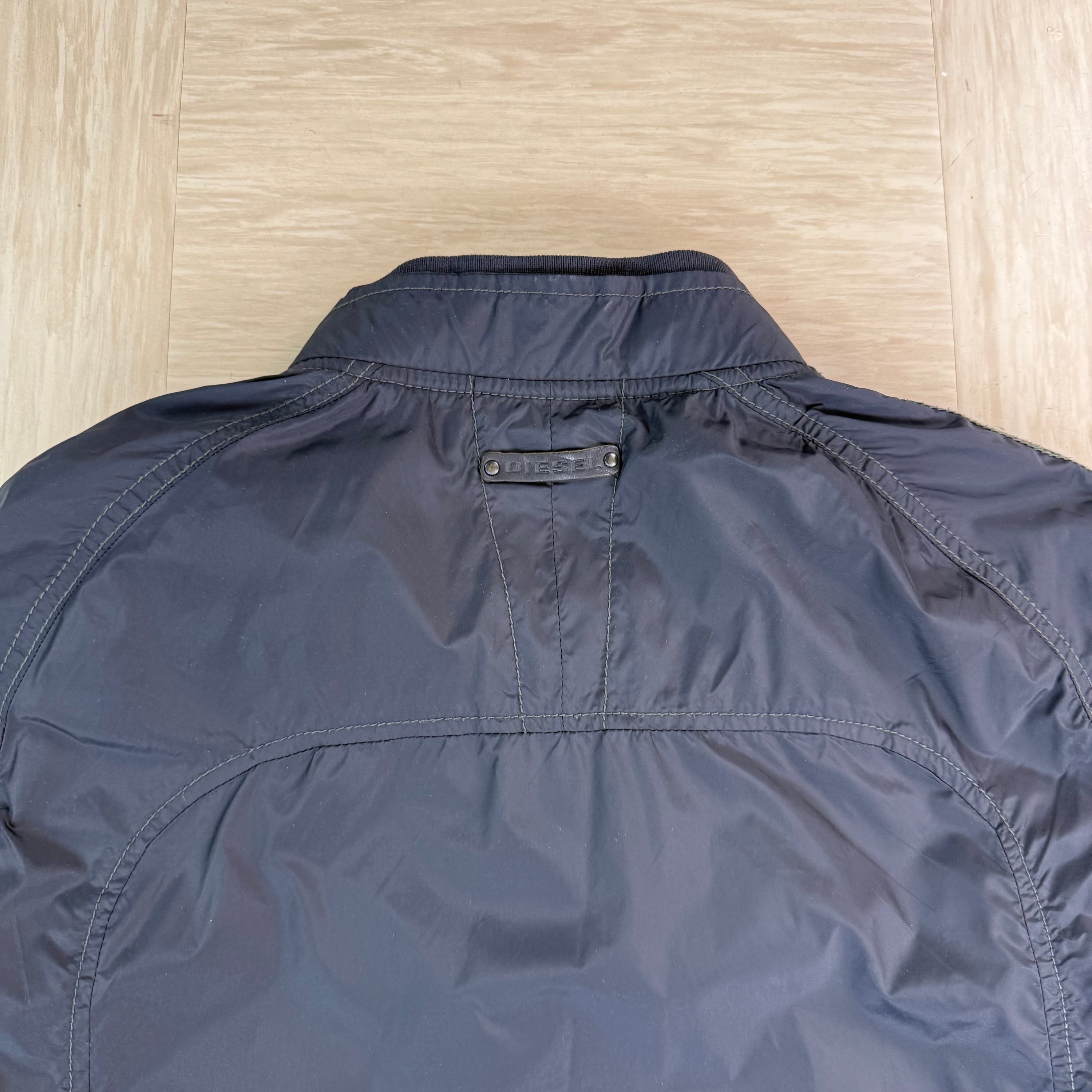 Diesel 2000's technical nylon multi-pocket biker jacket (M)