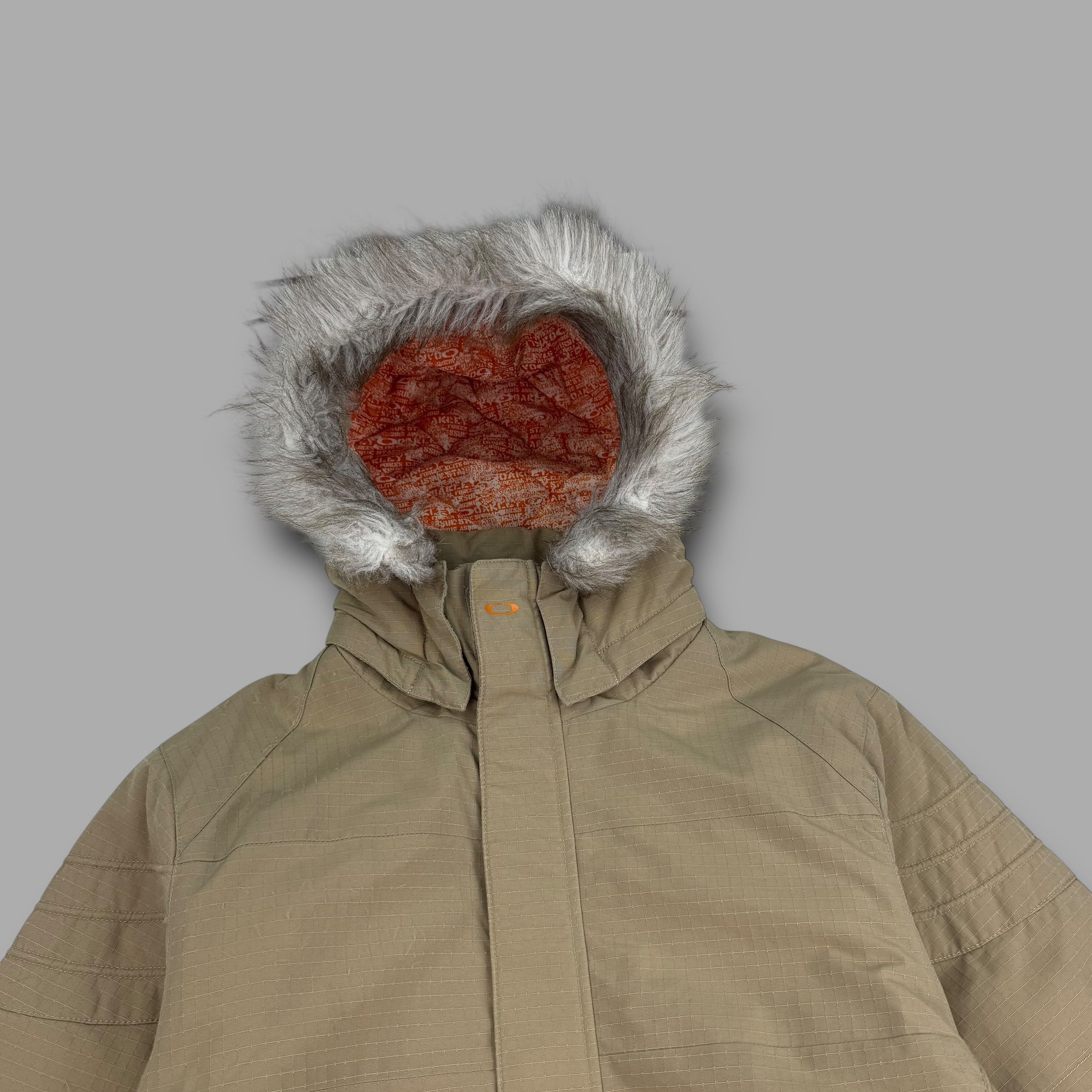 Oakley 2005 tactical field gear fur hooded softshell jacket (M)