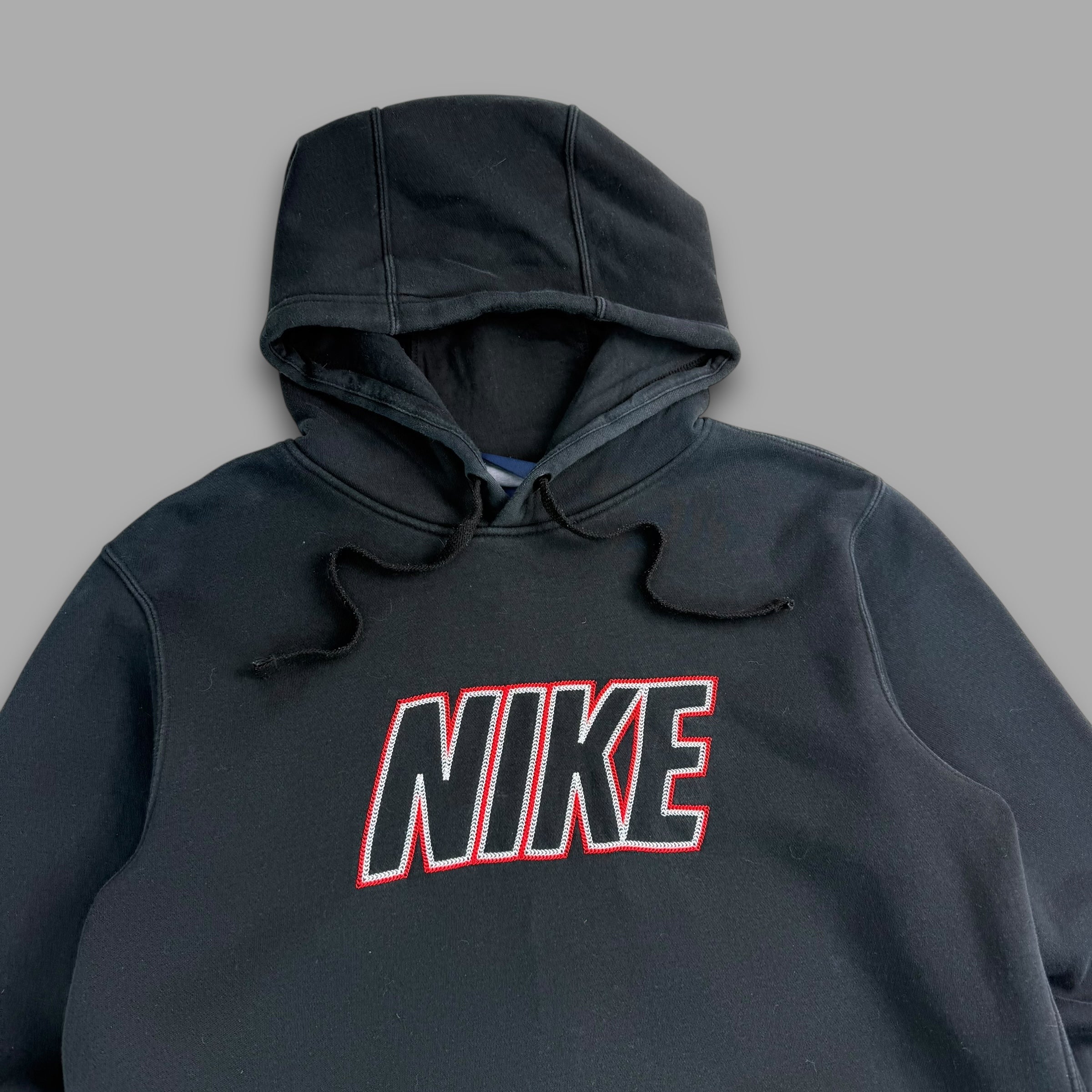 Nike 2000's spellout embroidered club hoodie (S)