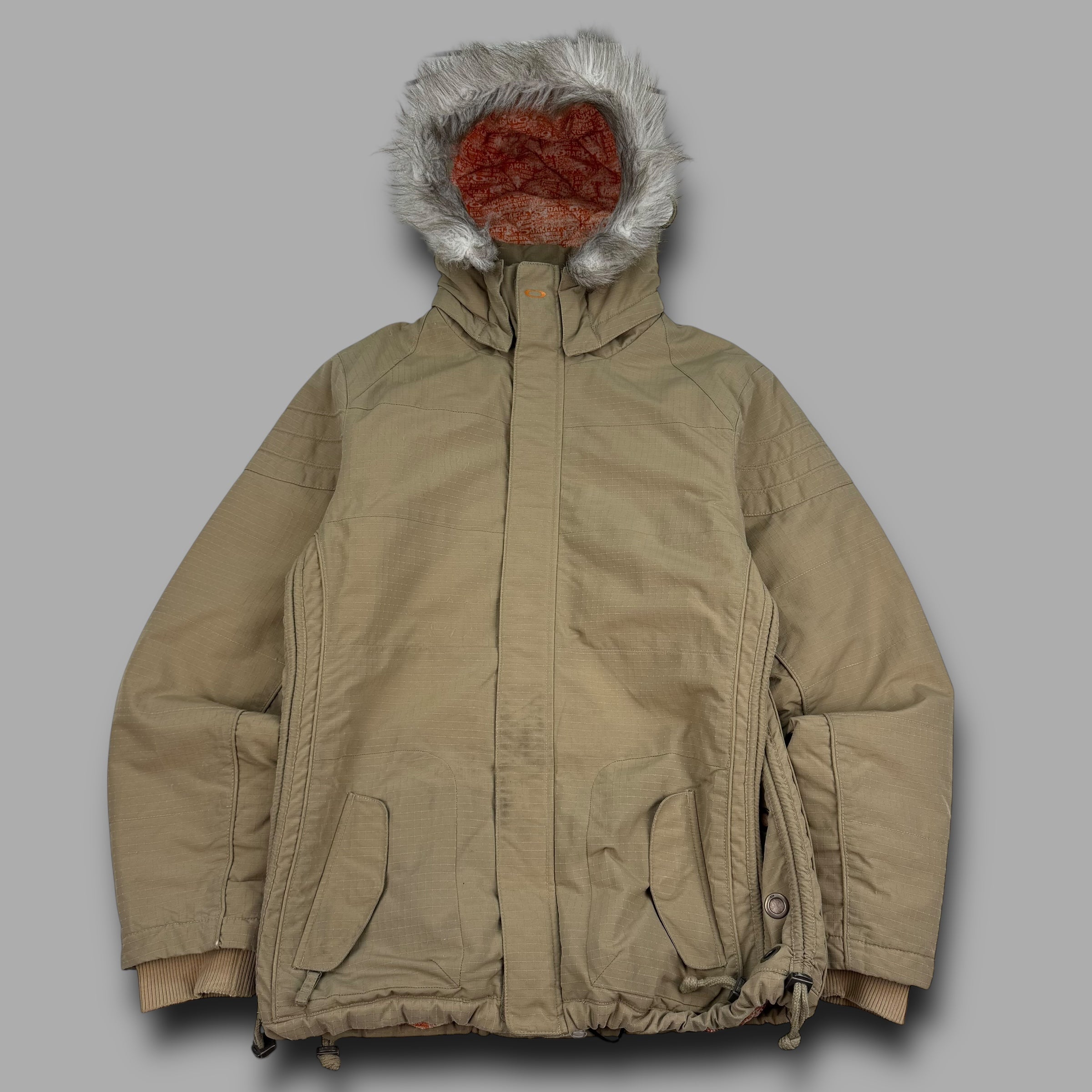 Oakley 2005 tactical field gear fur hooded softshell jacket (M)