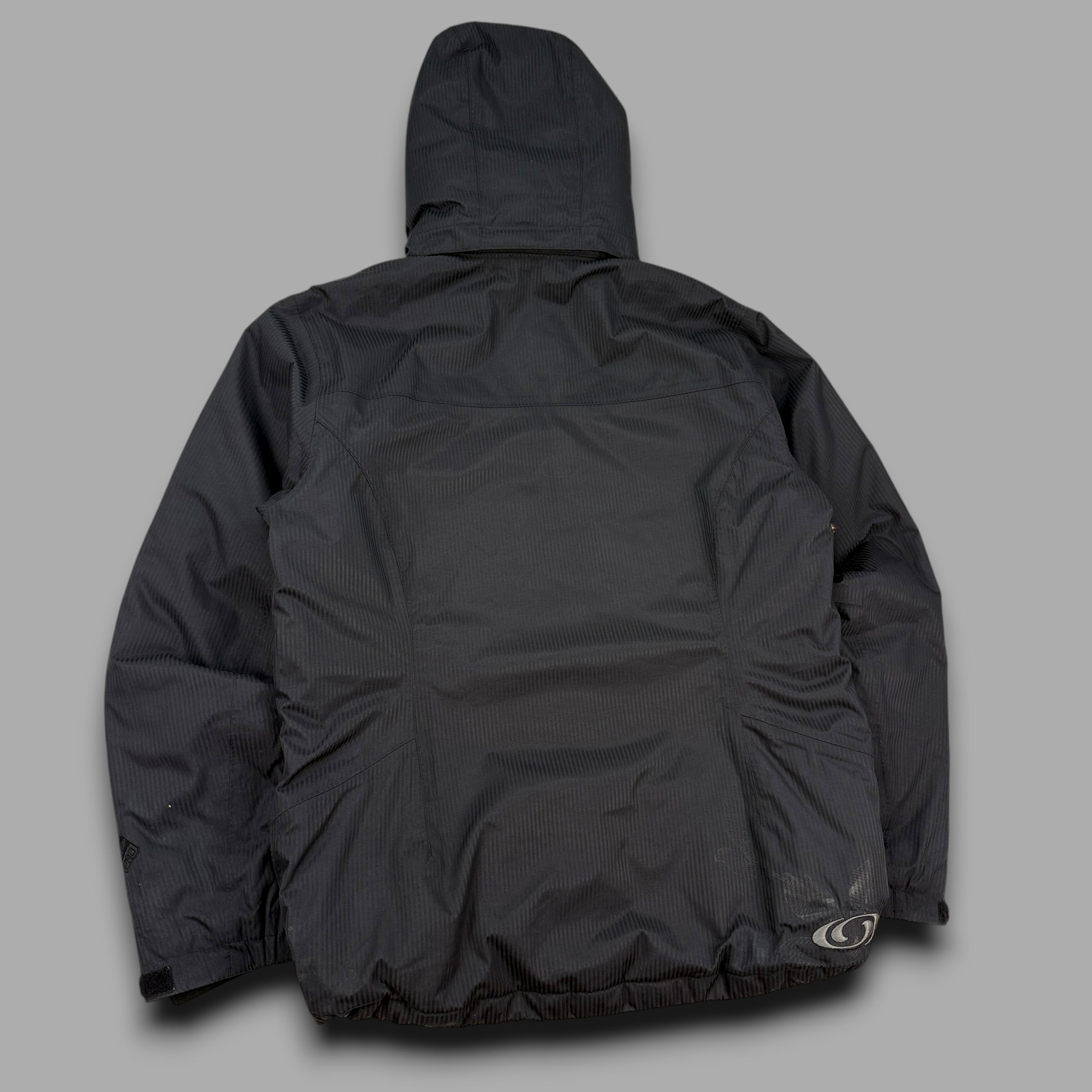 Salomon 2009 technical pinstripe multi-pocket vented ski jacket (XL) wms