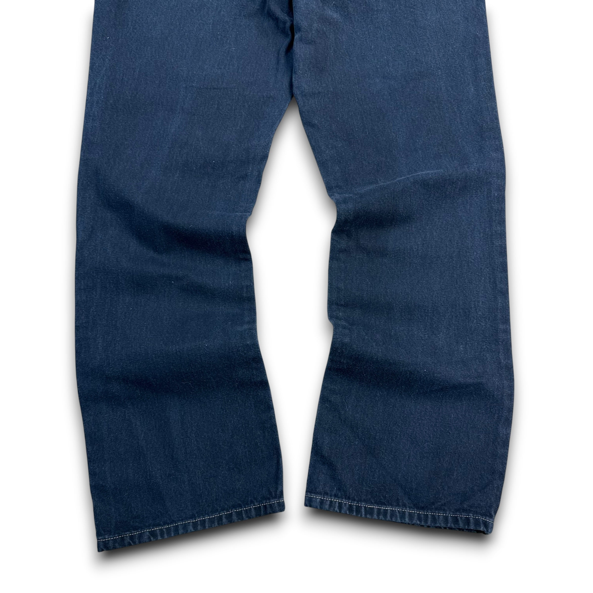 Calvin Klein 2000's black relaxed denim bootcut jeans (S)