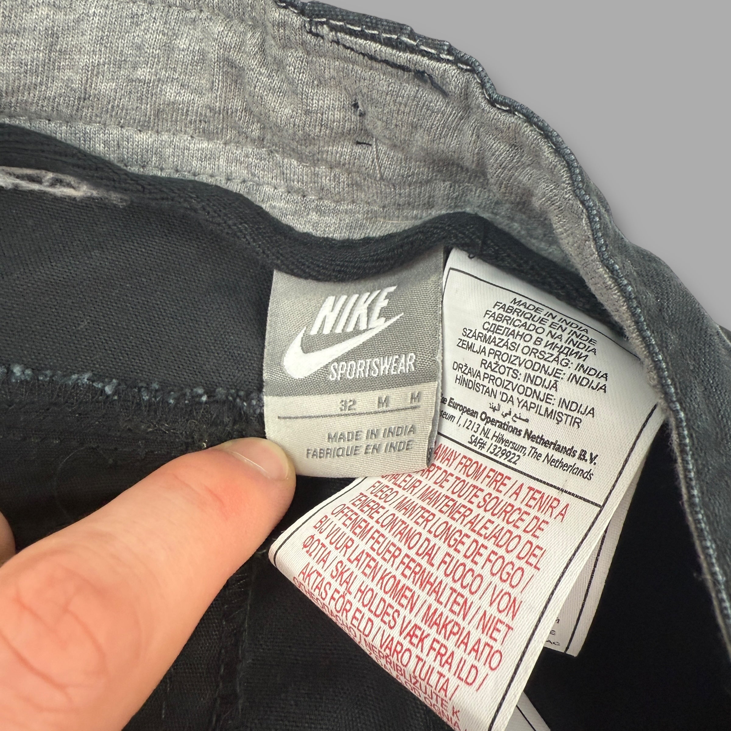 Nike 2000's technical dual pocket baggy carpenter trousers (M)