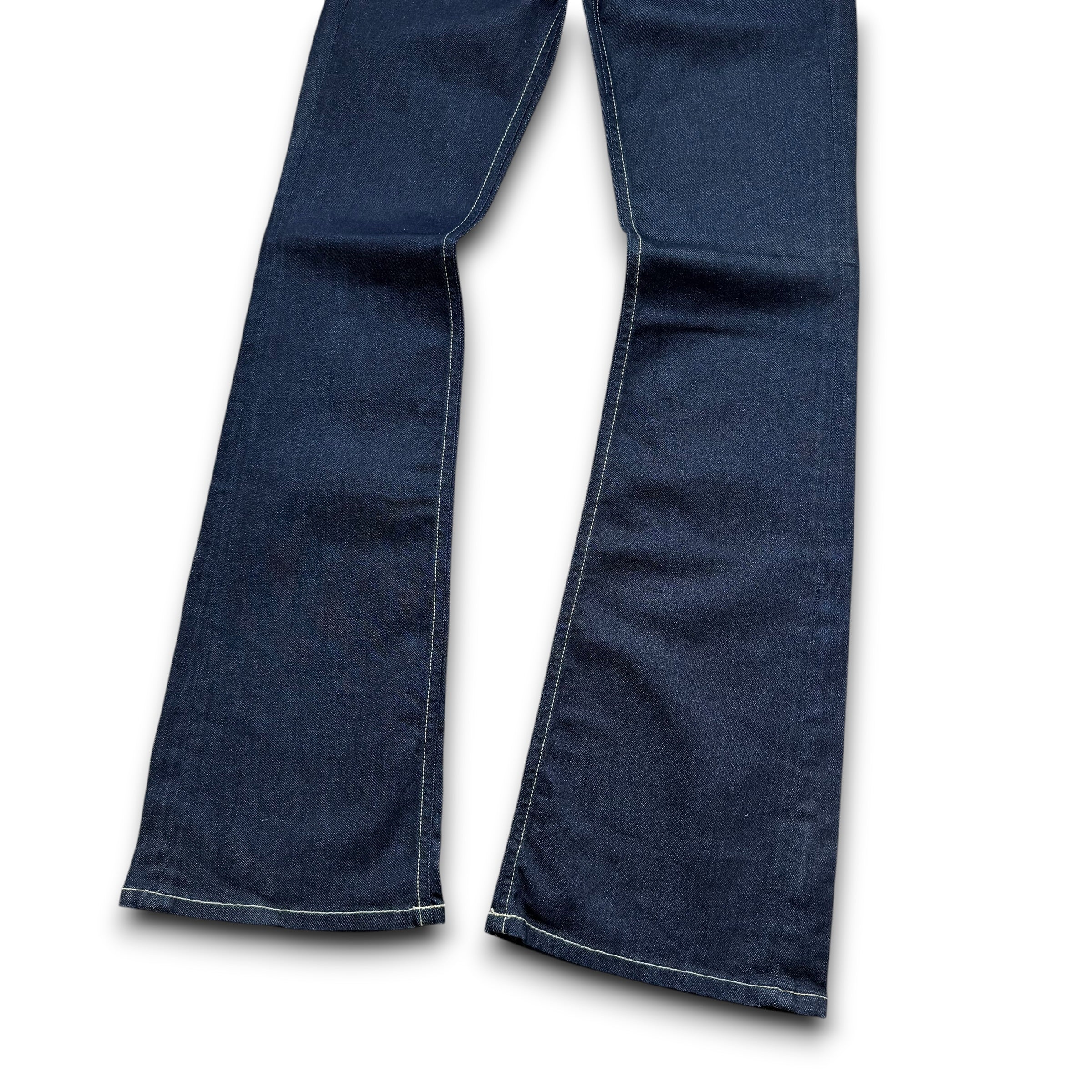 Diesel louvely 2000's dark denim fitted flare jeans (S-M)