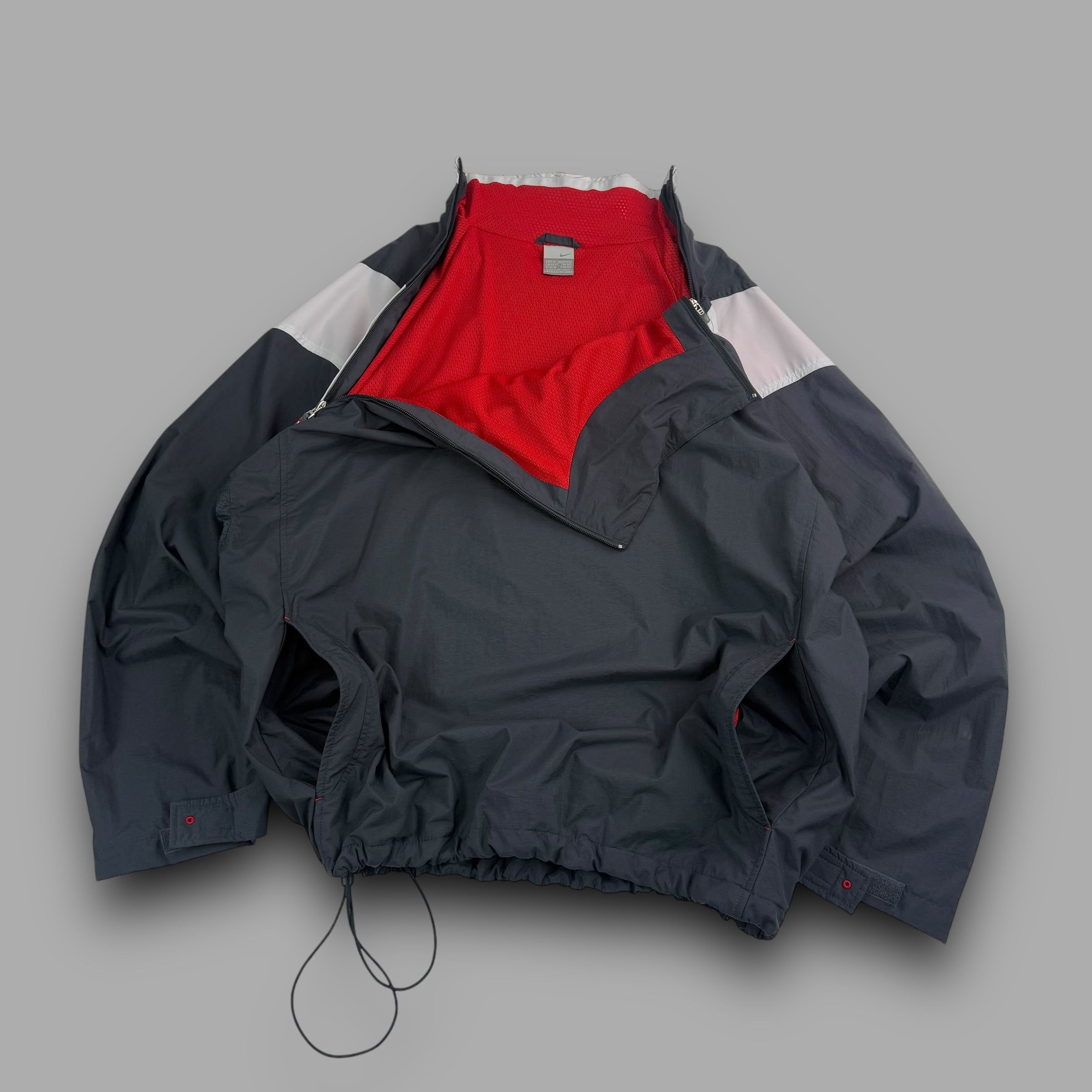 Nike 2000’s airmax technical dual-zip pullover track jacket (XL)