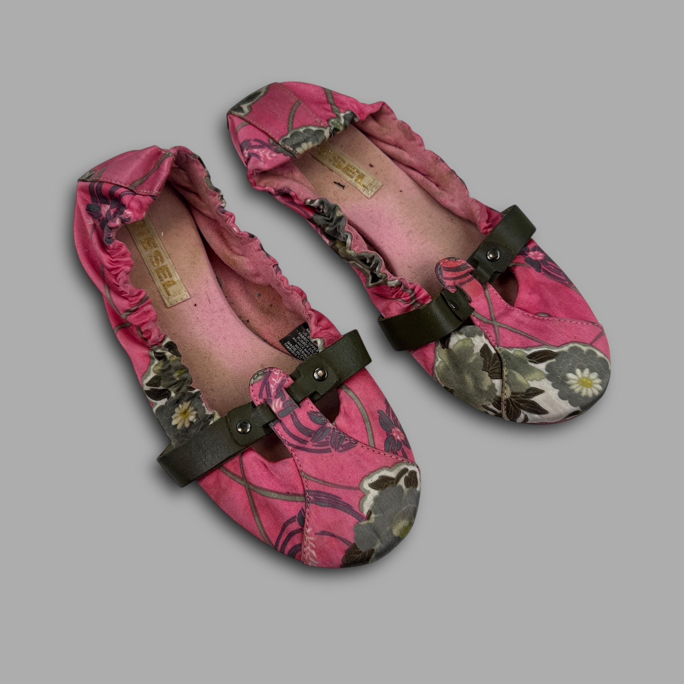 Diesel floral ballet pumps (UK5)