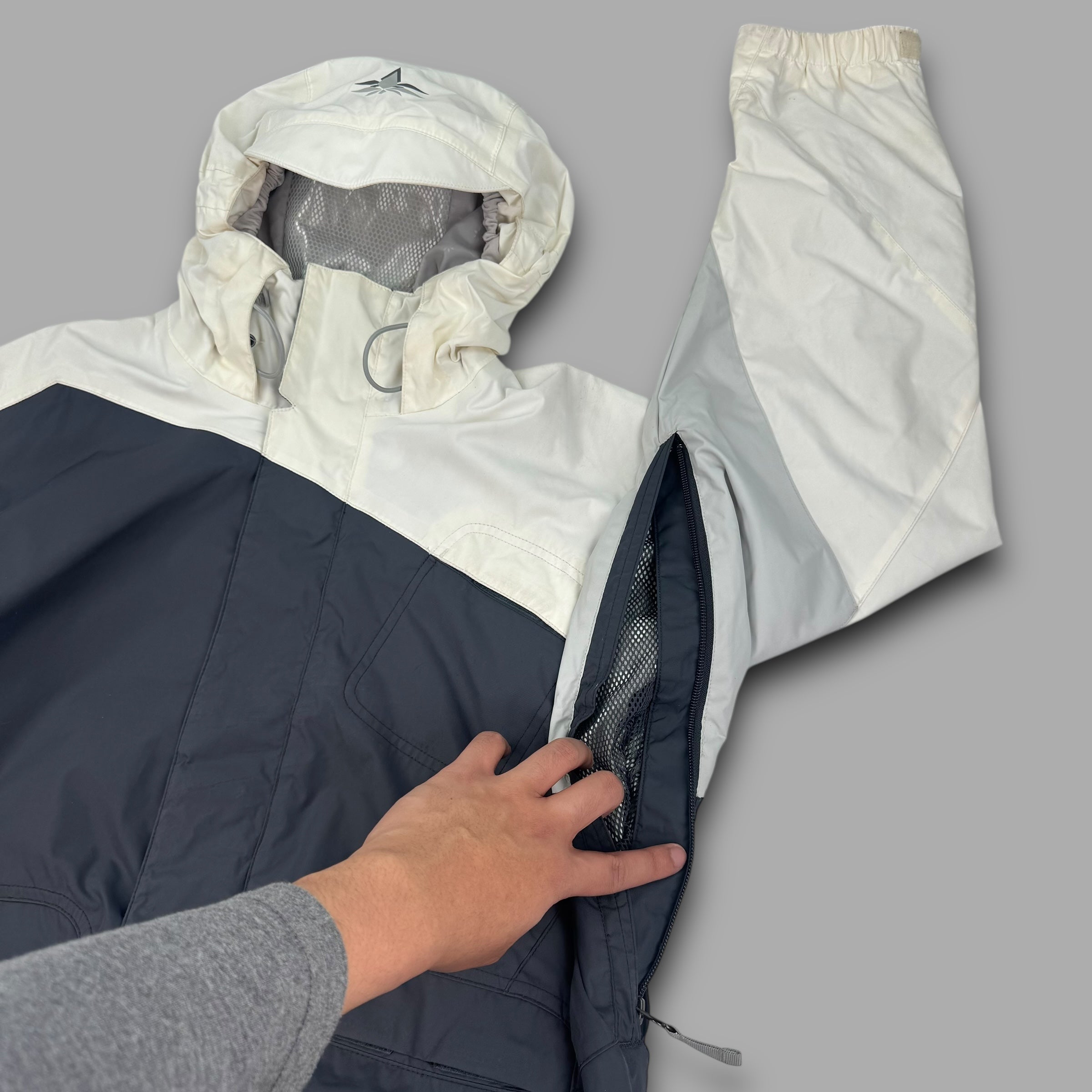 Burton radar 2000's technical panelled softshell multi pocket ski jacket (M)