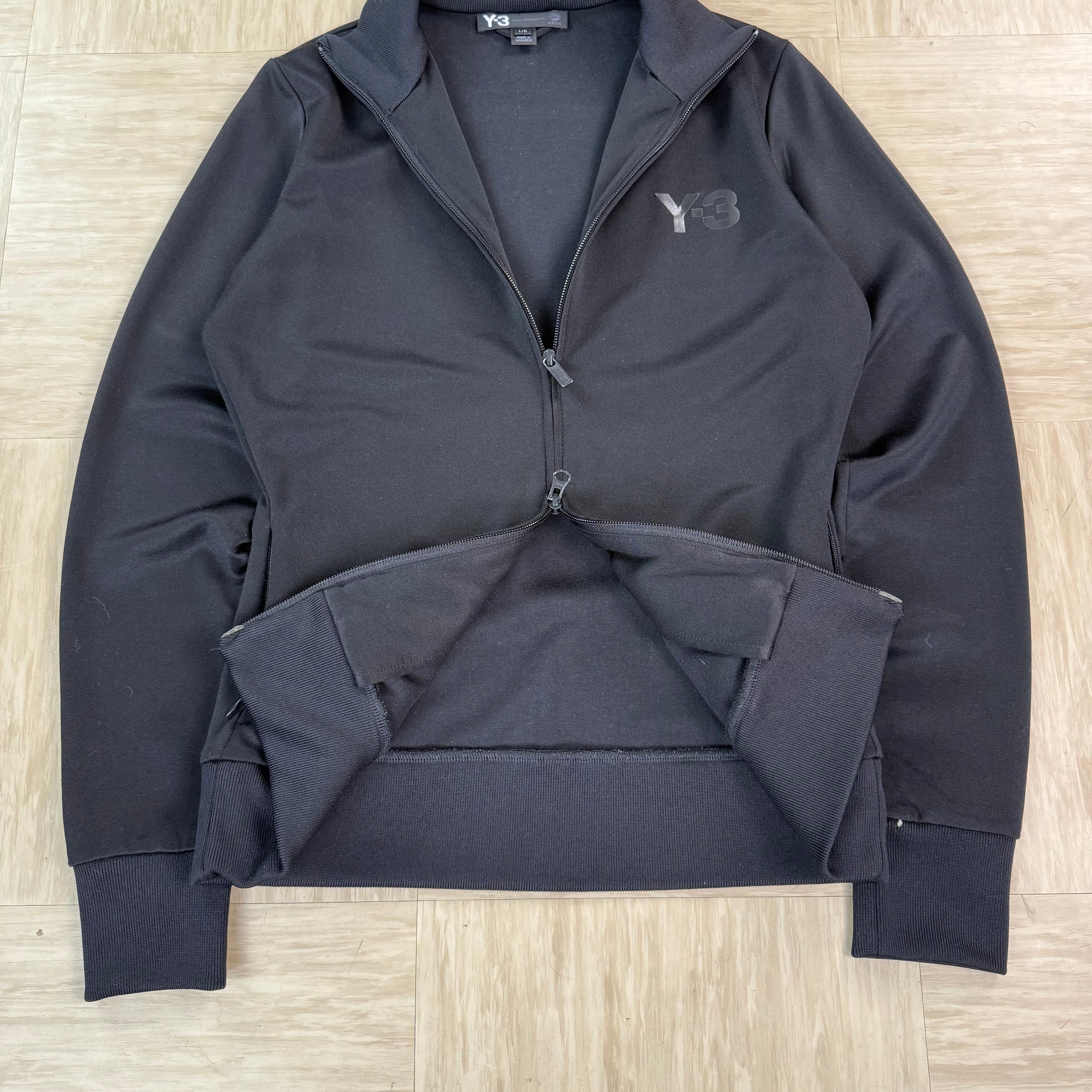 Adidas x Yohji Yamamoto 2010 technical two way zip high neck jacket (L) wms