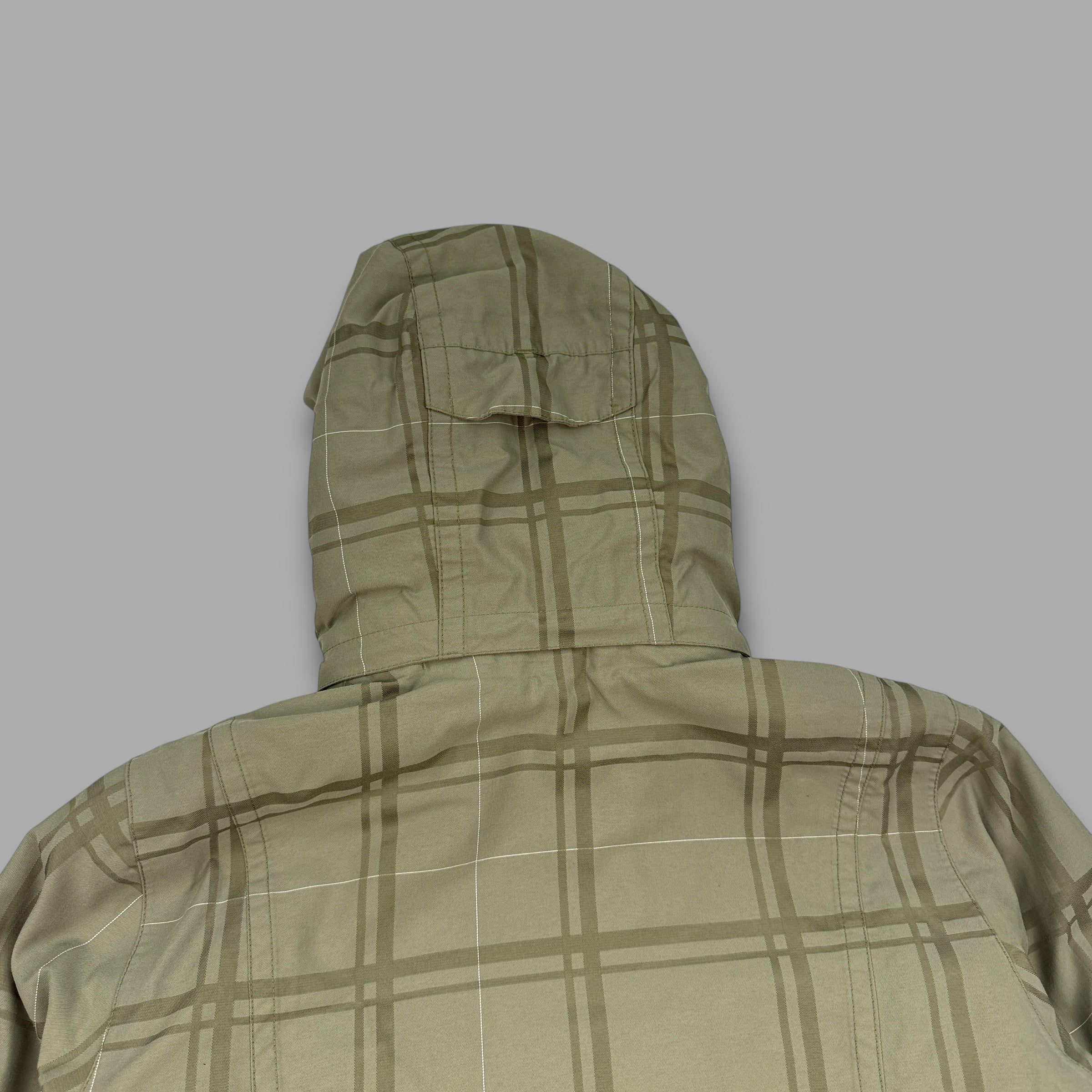 Burton 2000's technical plaid magnetic closure softshell ski jacket (S)