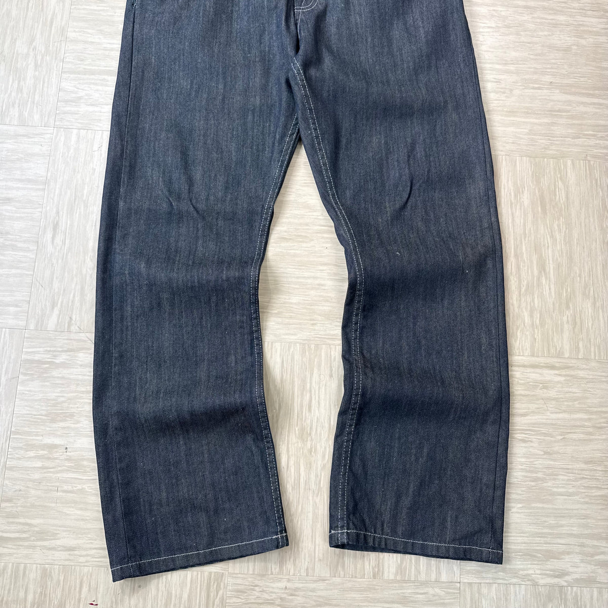 Firetrap black seal 2000's pure indigo relaxed denim bootcut jeans (S)