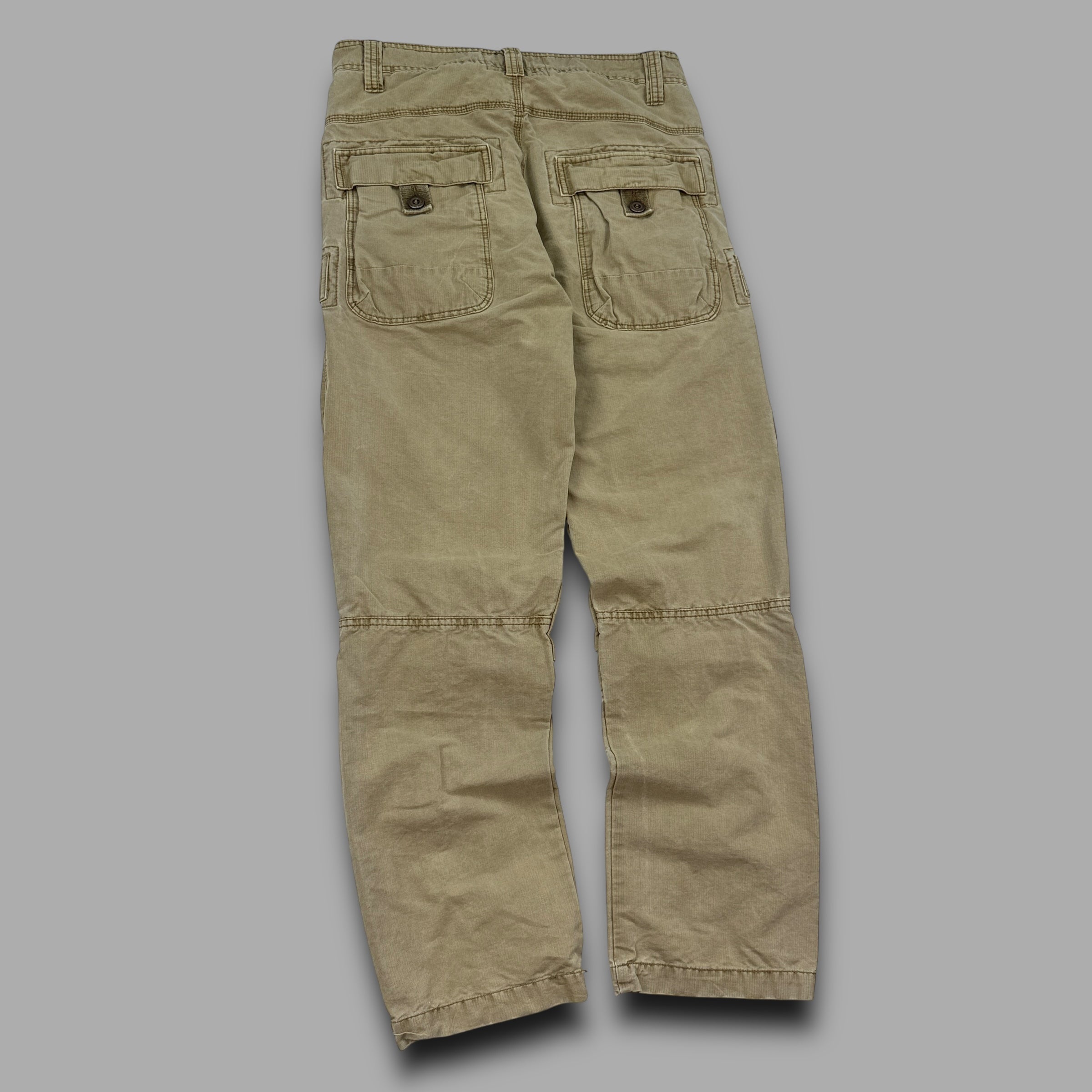 Lee 2000's contrast stitch straight leg cargo trousers (S)