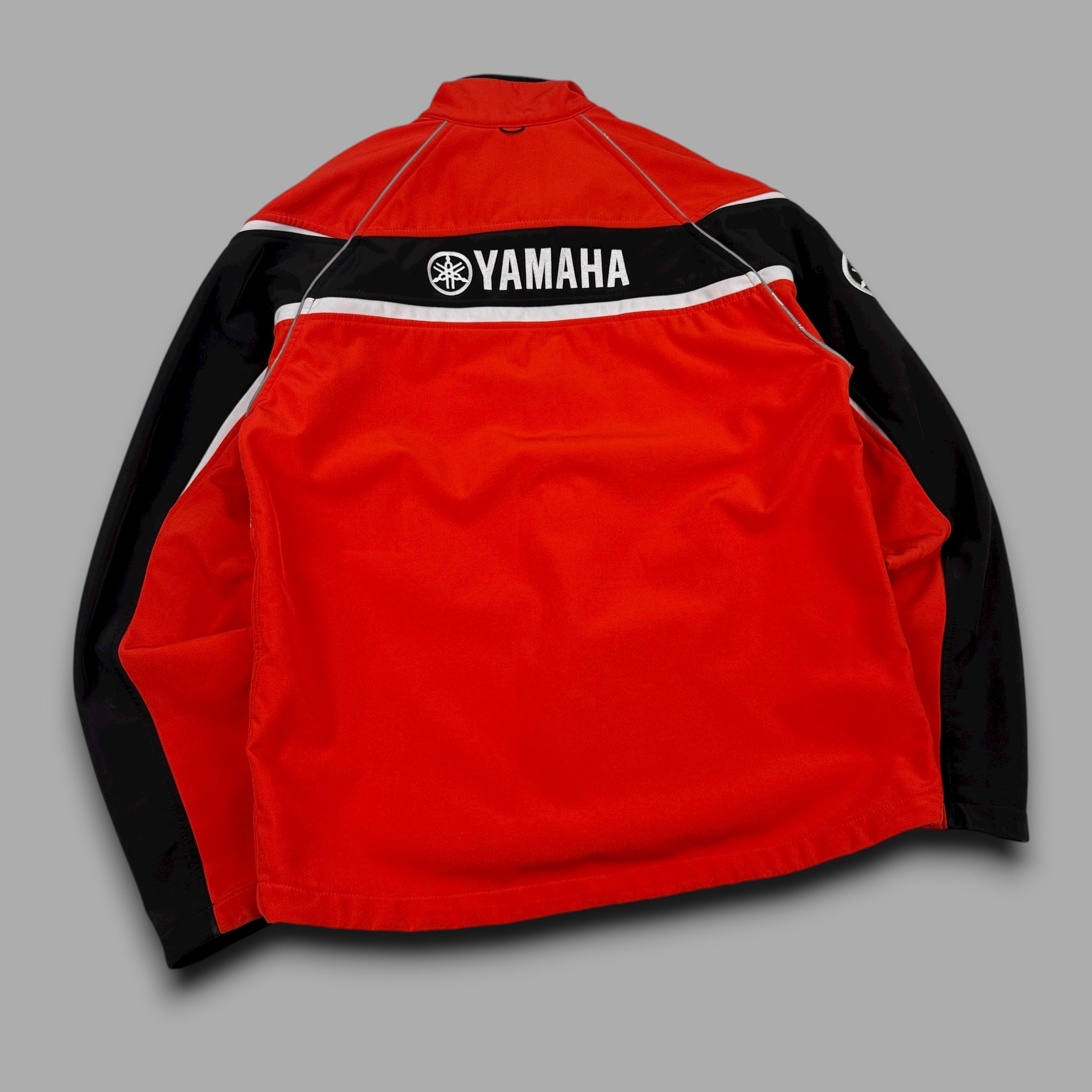 Yamaha 2000's technical softshell embroidered spellout jacket (M)