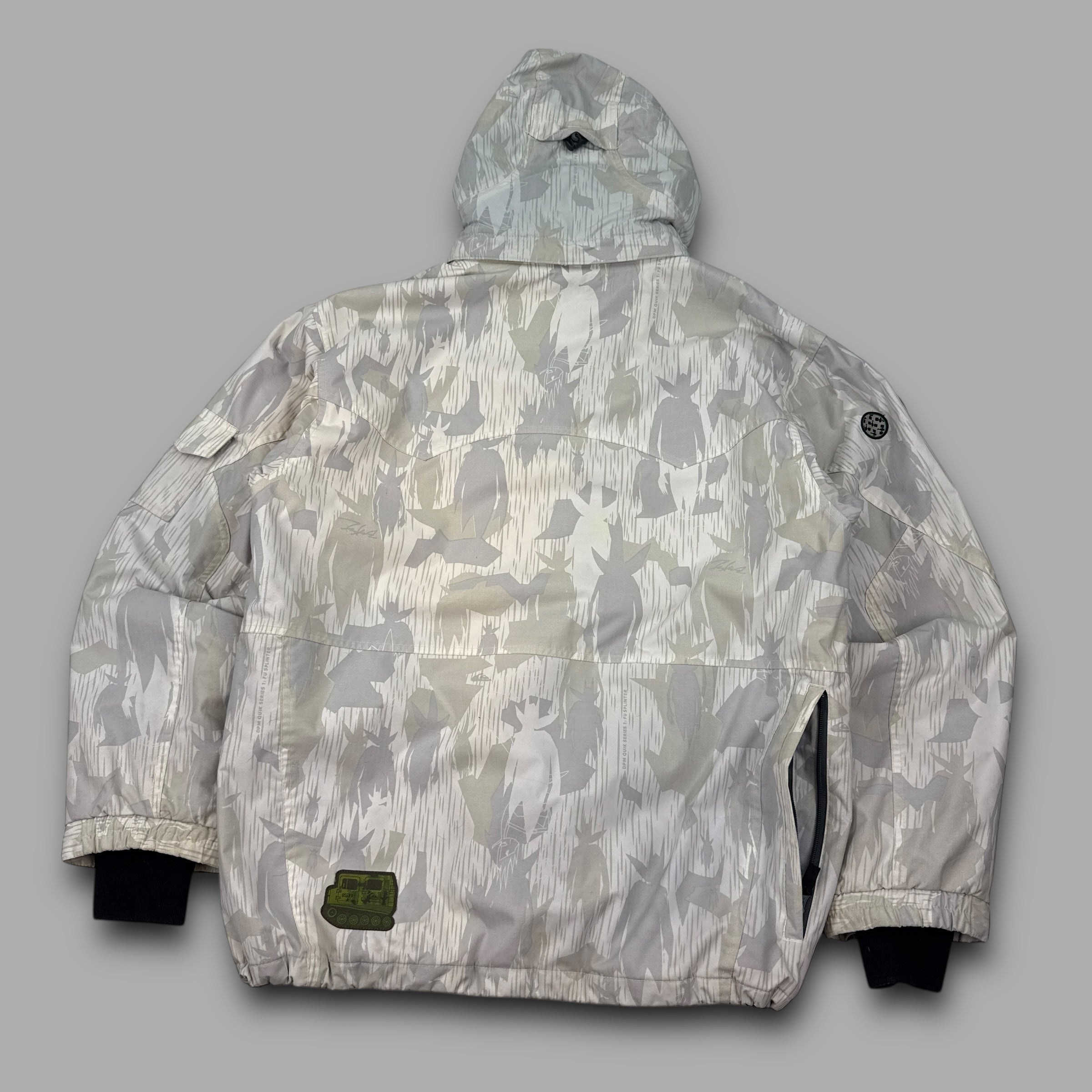 Quiksilver x futura 2007 FU splinter DMP ski jacket (M)