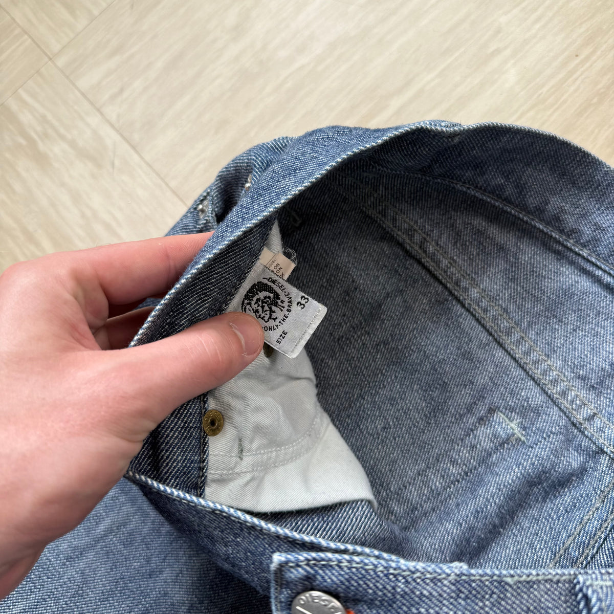 Diesel 1990's relaxed denim straight leg jeans (S)