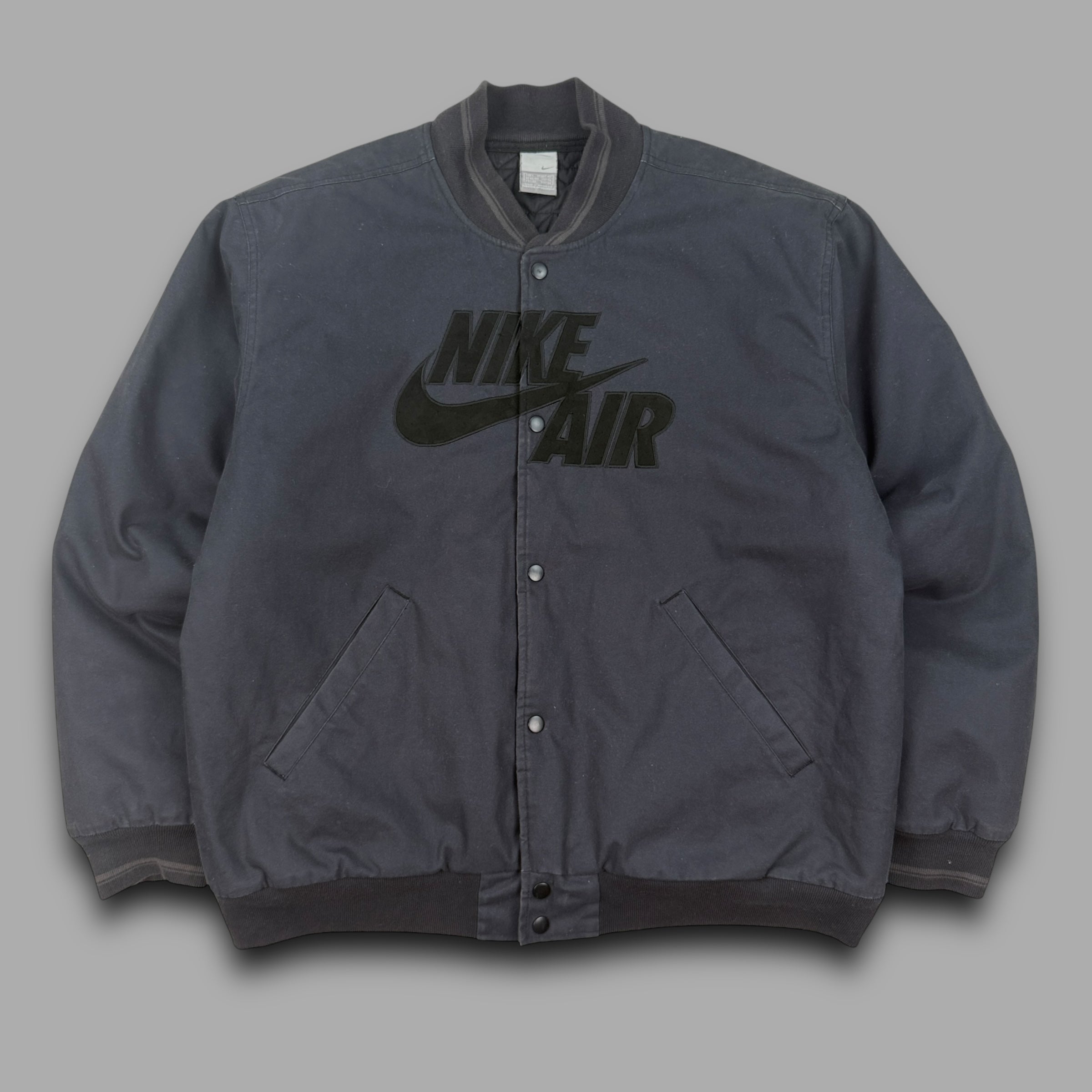Nike airmax 2000's technical button-up bomber jacket (L)