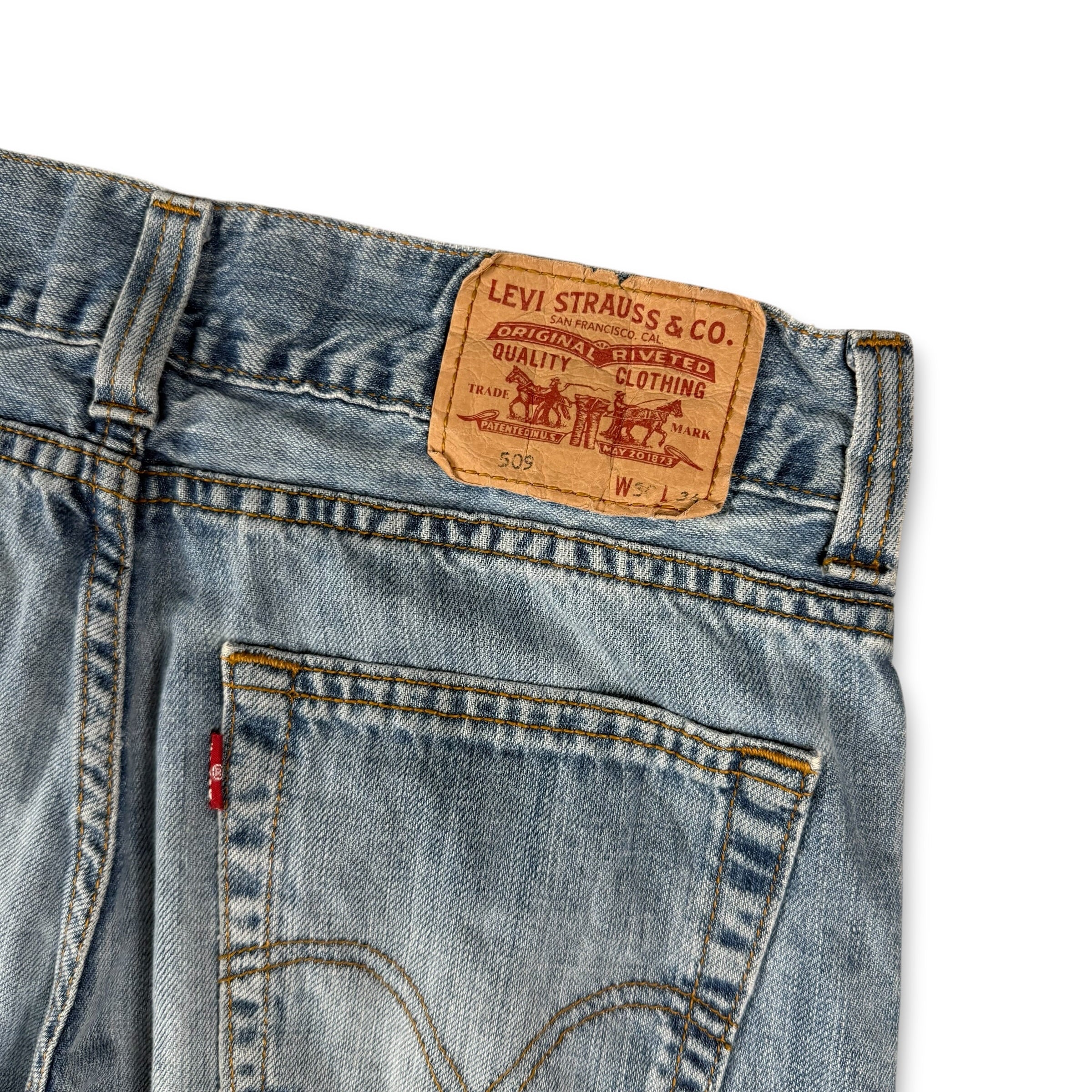 Levi's 509 2000's relaxed straight fit denim jeans (S)