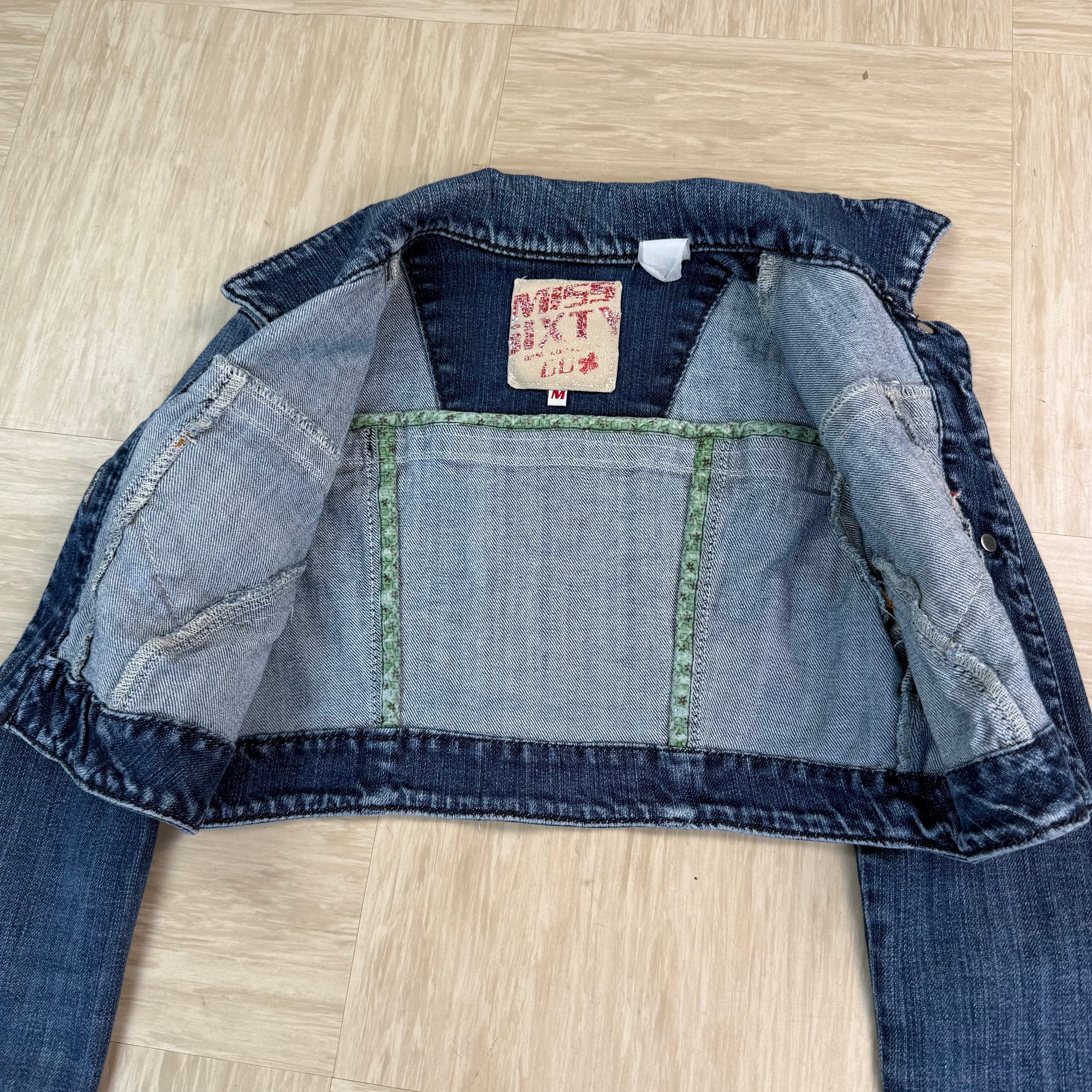 Miss sixty 2000's cropped denim jacket (XS) wms