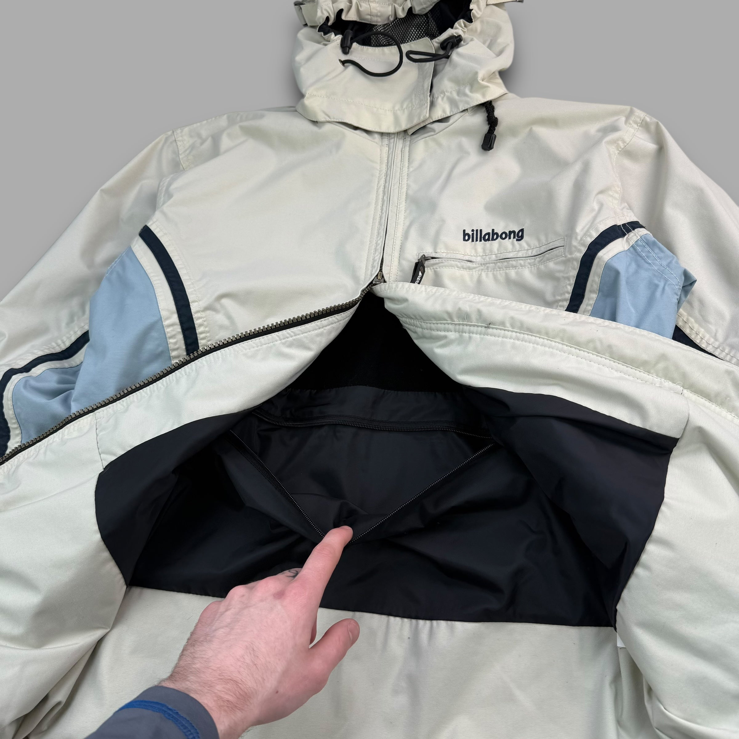 Billabong 1990's technical panelled ski jacket (S)