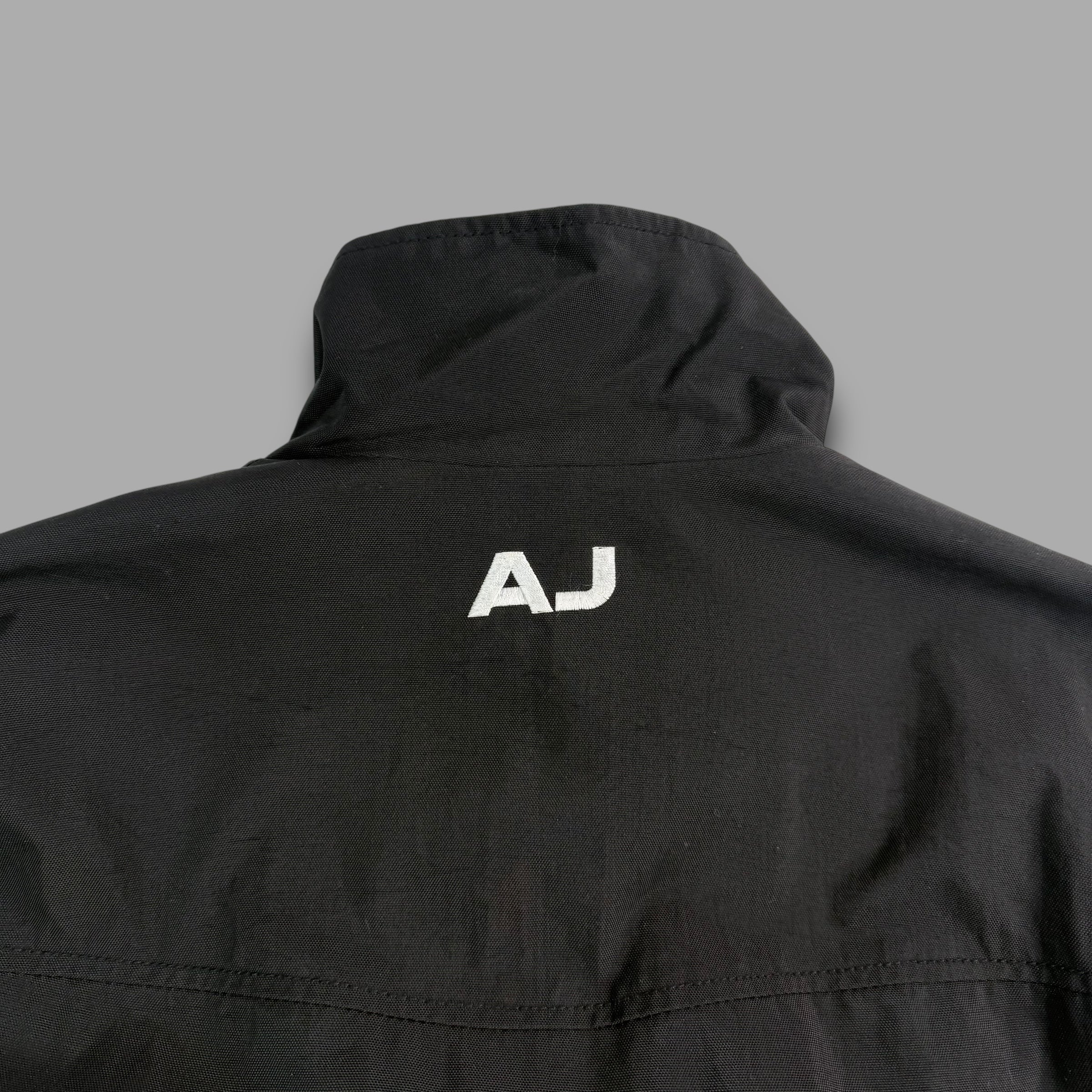 Armani jeans 2000's technical polyamide water resistant coach jacket (M)