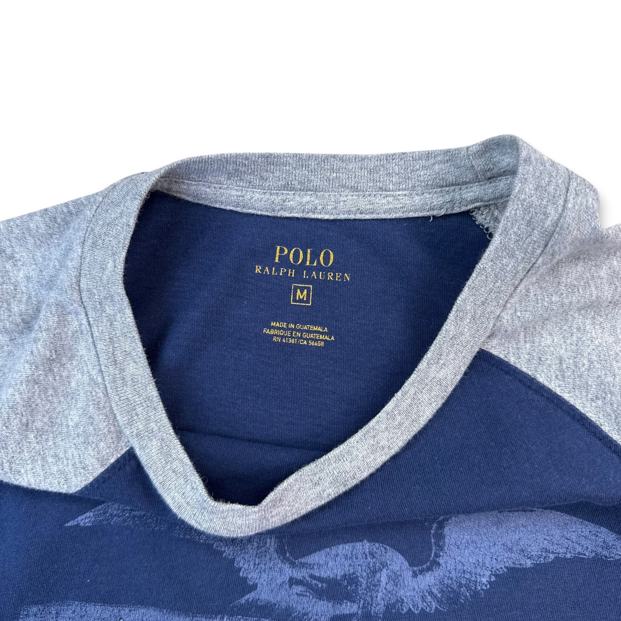 Ralph Lauren 2000's USA flag graphic slim fit tee (M)