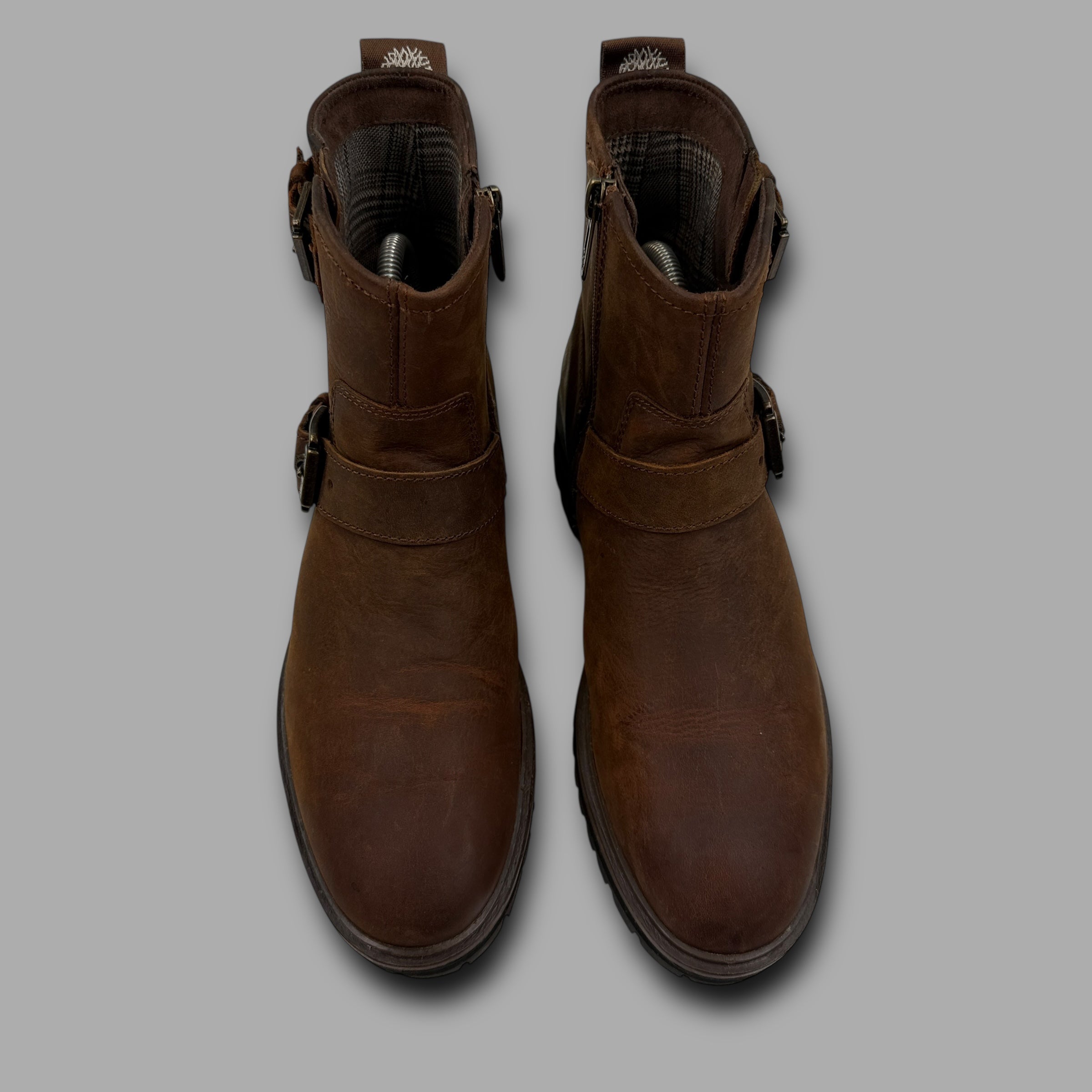 Timberland 2000's leather square biker boots (UK6)