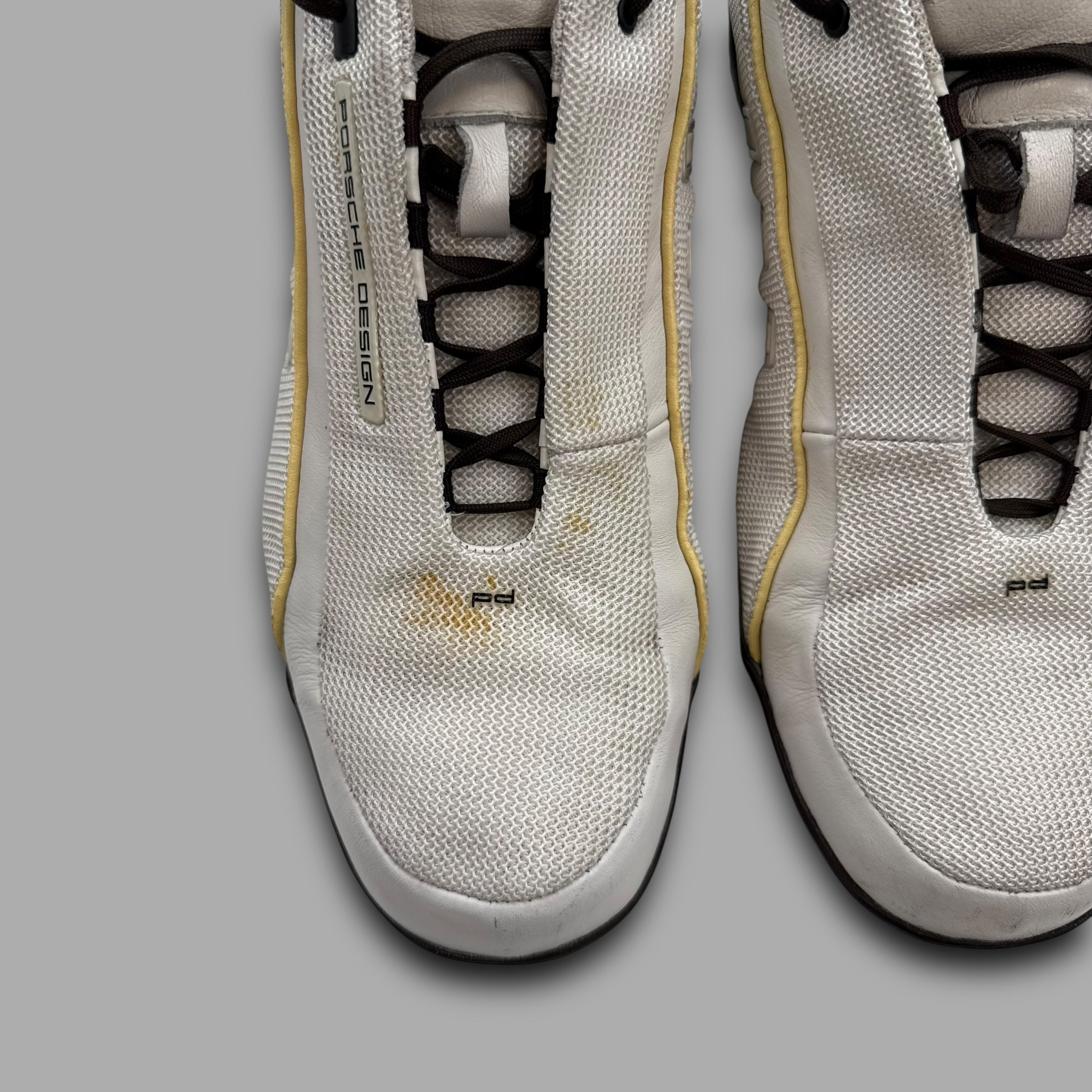 Adidas Porsche design 2000's lace up panelled mesh sneaker (UK9)