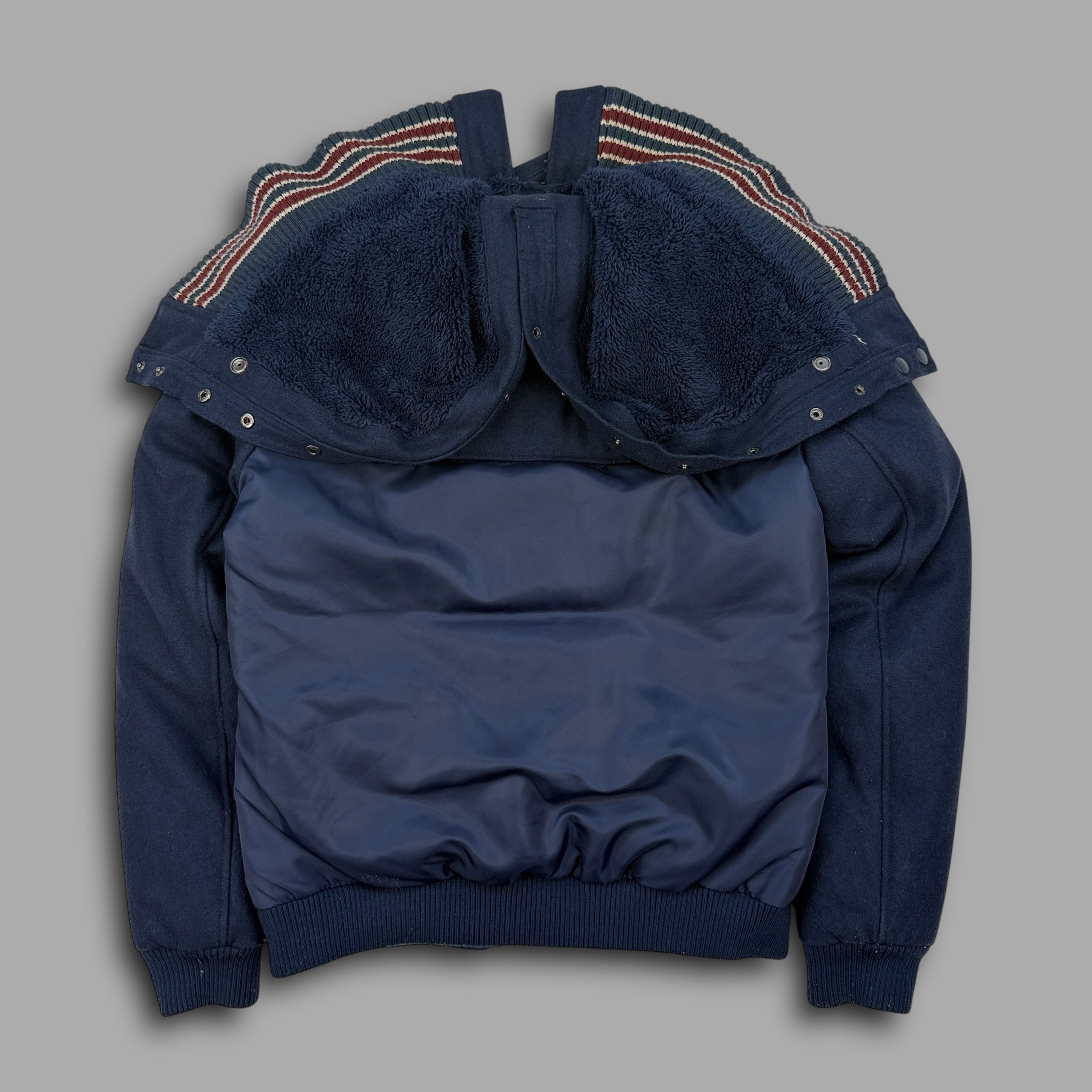 Miss America 2000's split hood bomber jacket (M) wms