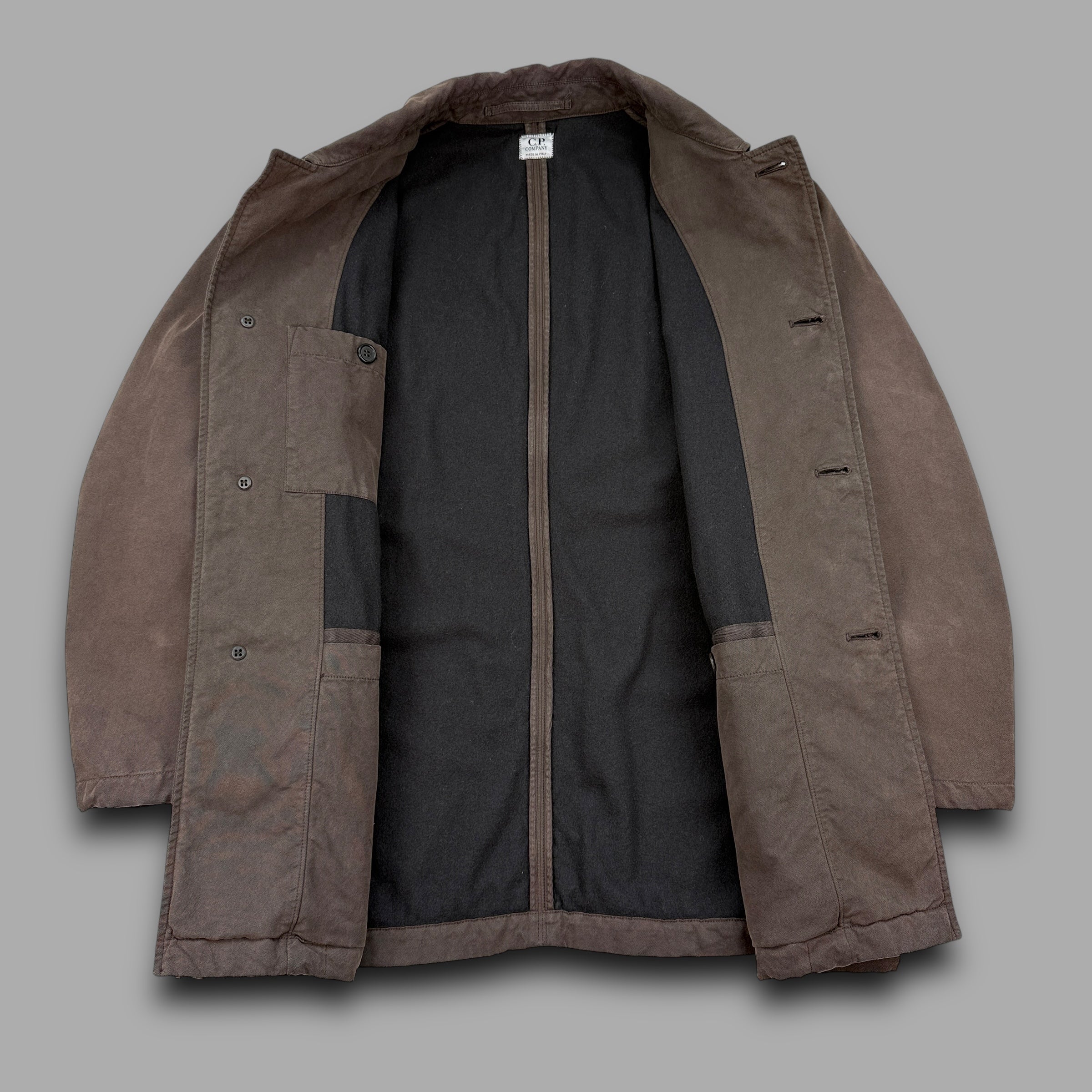 CP Company 2000's button up trench coat (S)