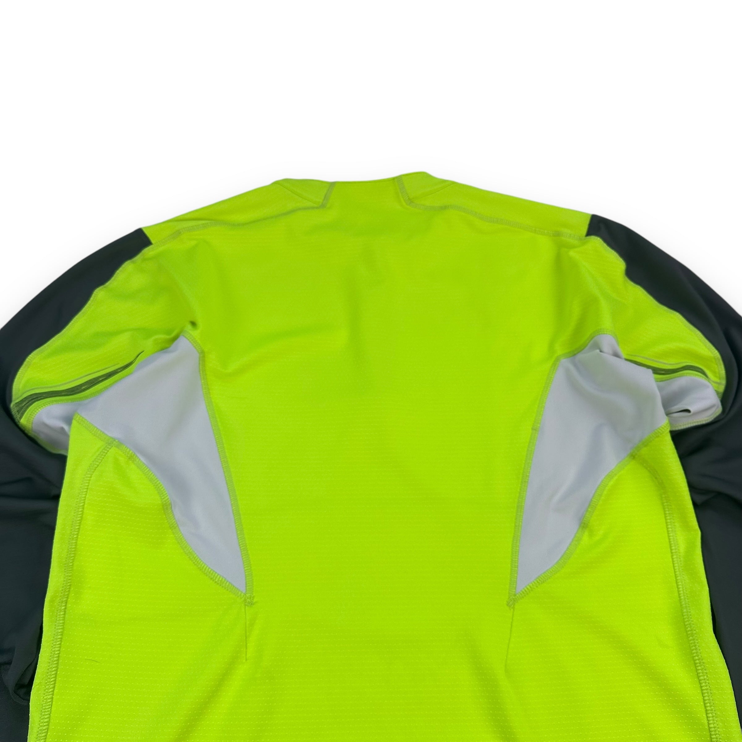 Nike sphere 2000's technical neon long sleeve polo tee (L)