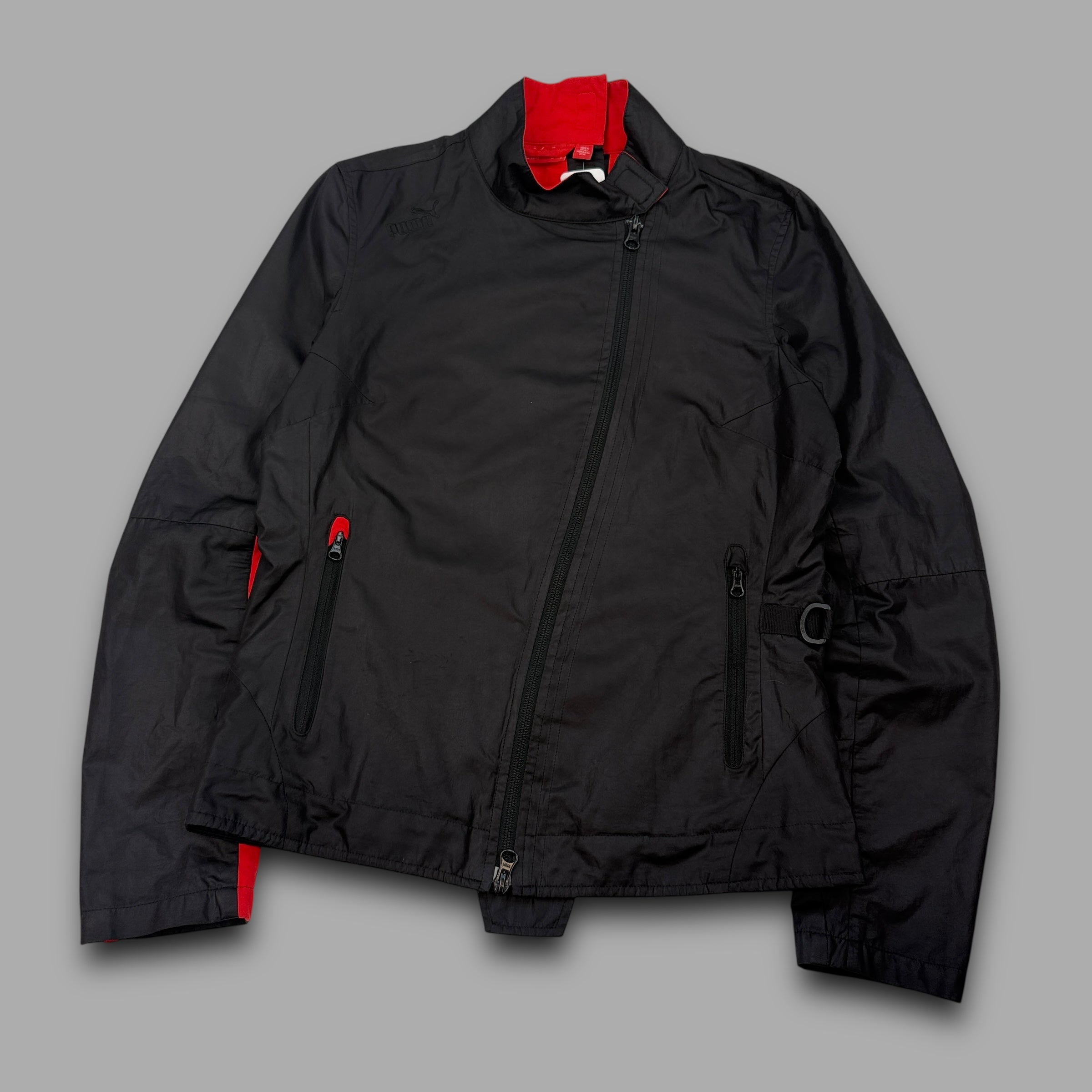 Puma 2000's technical asymmetrical zip track jacket (XS)
