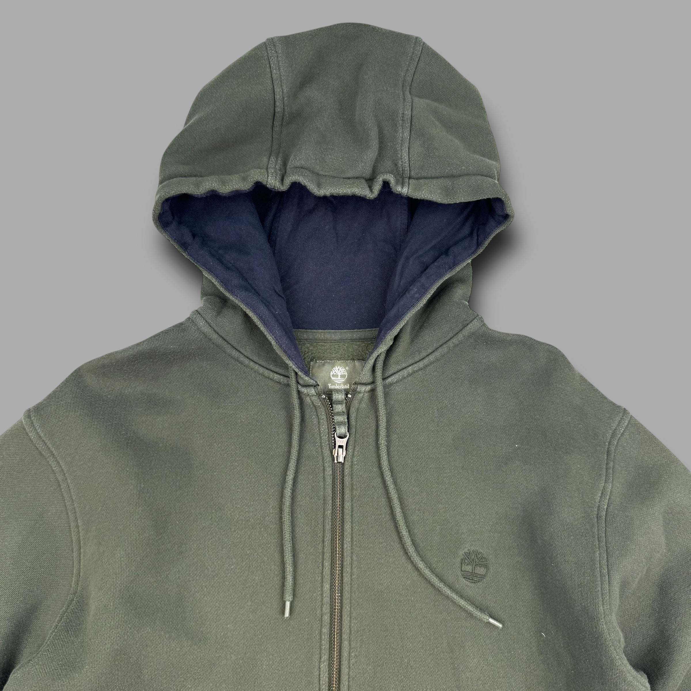 Timberland 2013 zip up embroidered hoodie (L)