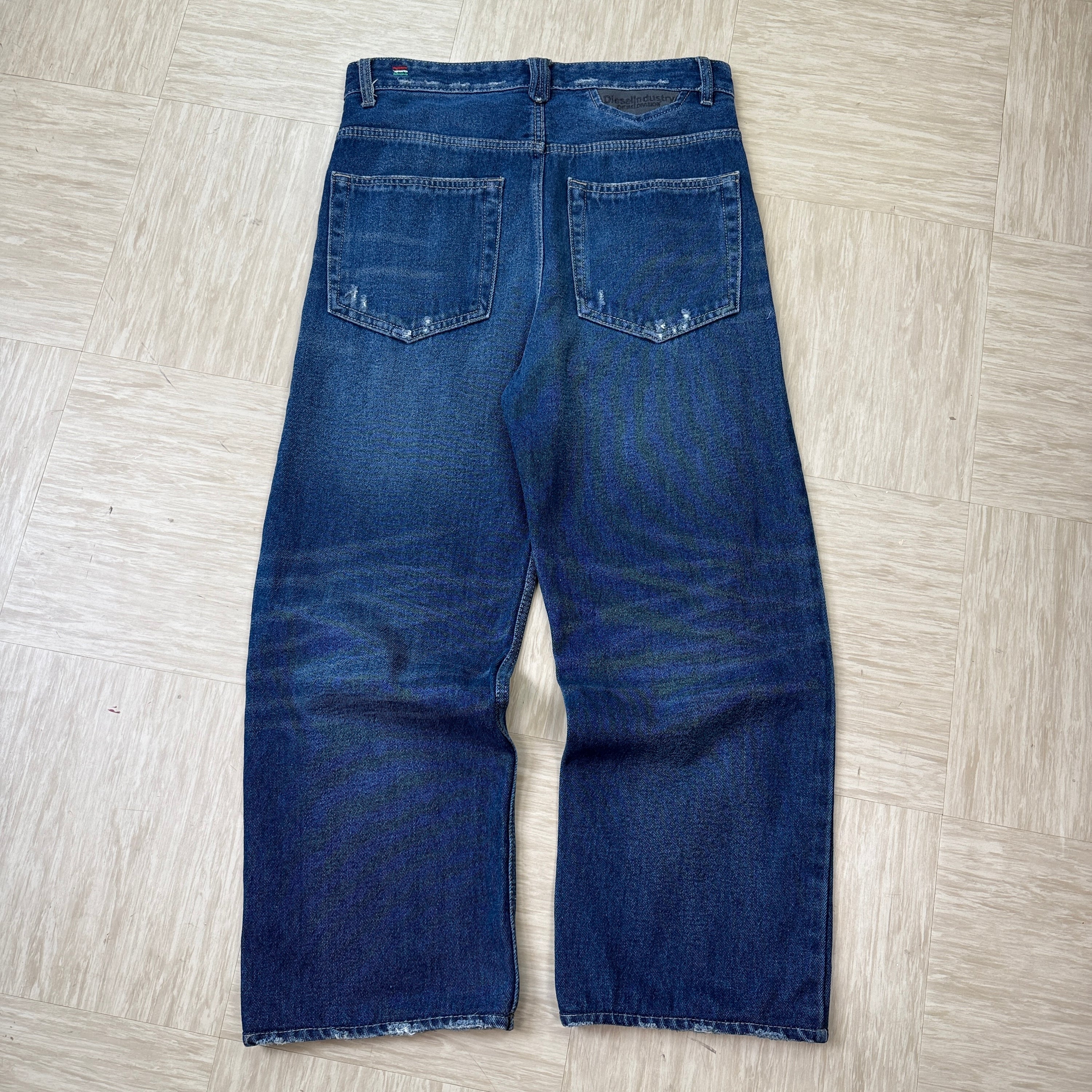 Diesel 2000's baggy distressed wide leg jeans (S)