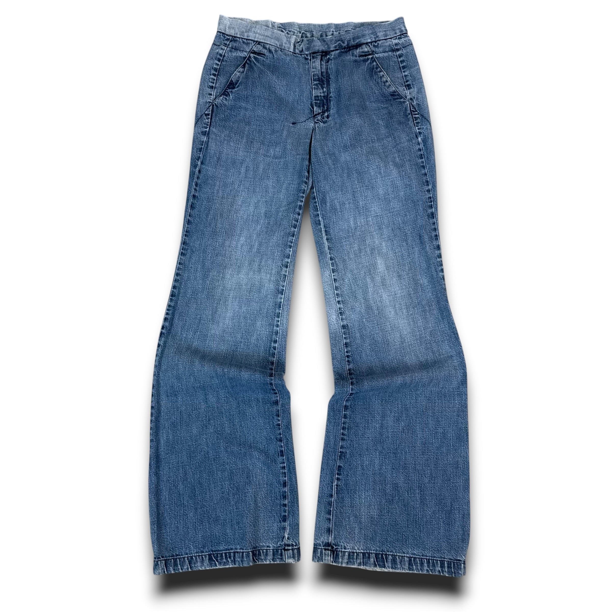 Diesel 2000's faded low waisted denim bootcut jeans (S)
