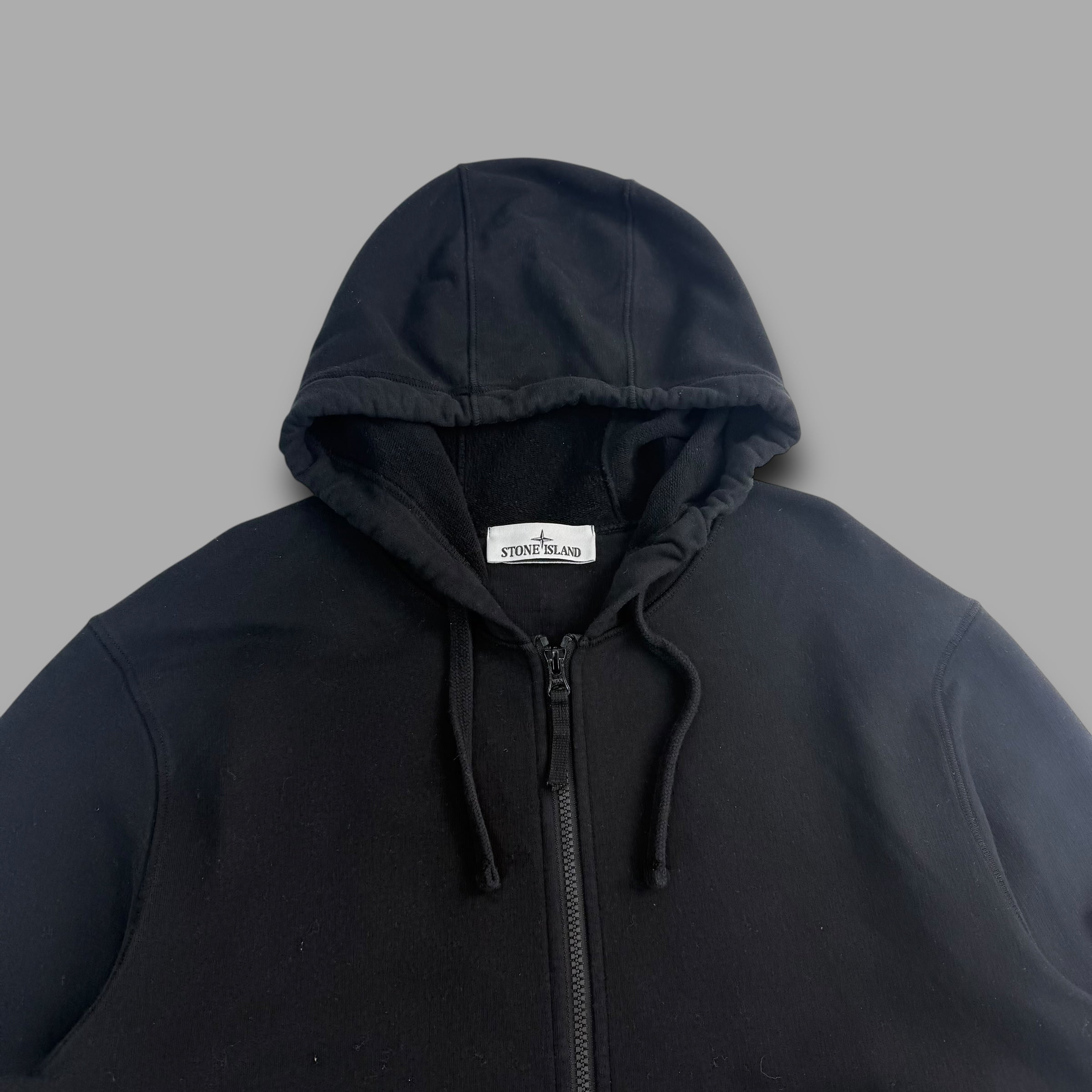 Stone island zip up hoodie (L)