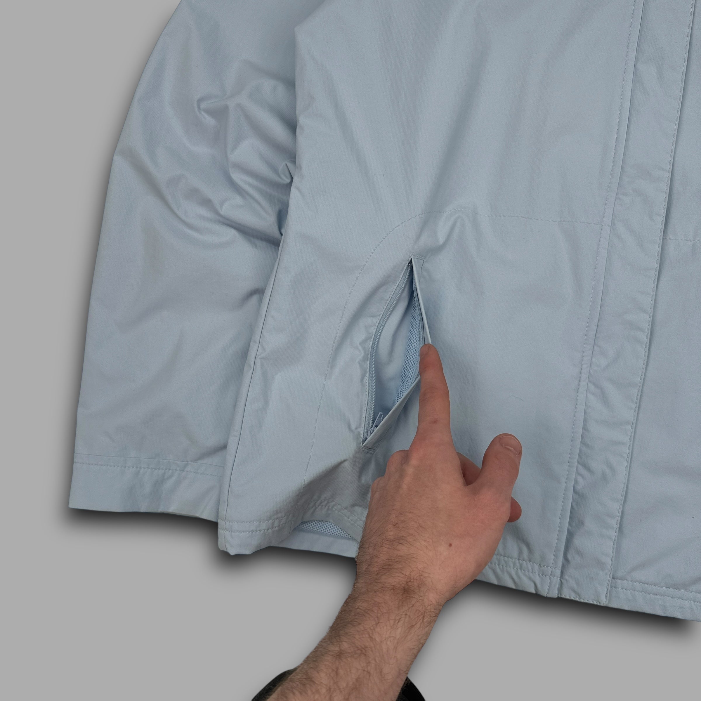 Nike 2000's technical zip-up softshell velcro jacket (S)
