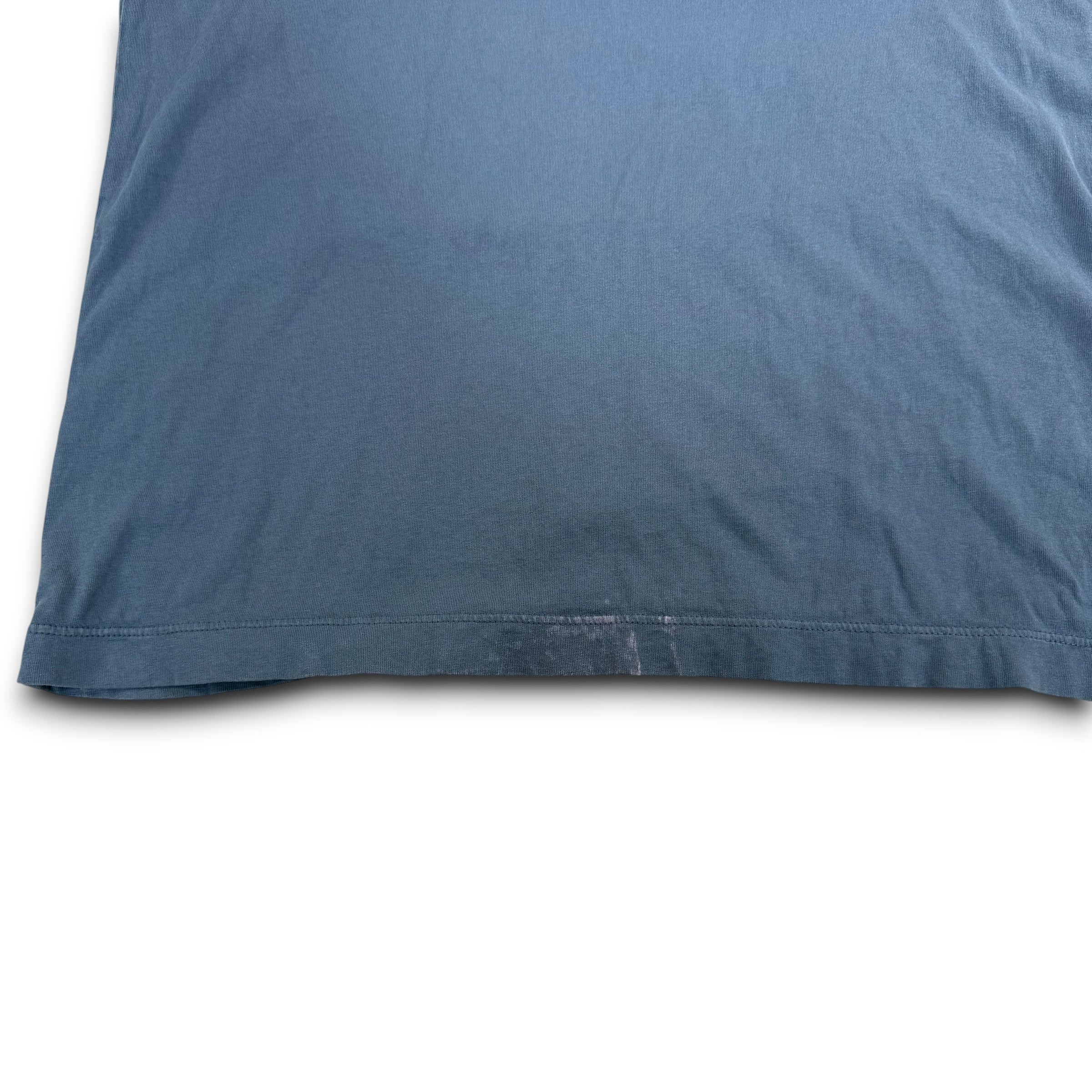 Stone island graphic embroidered spellout tee (S)