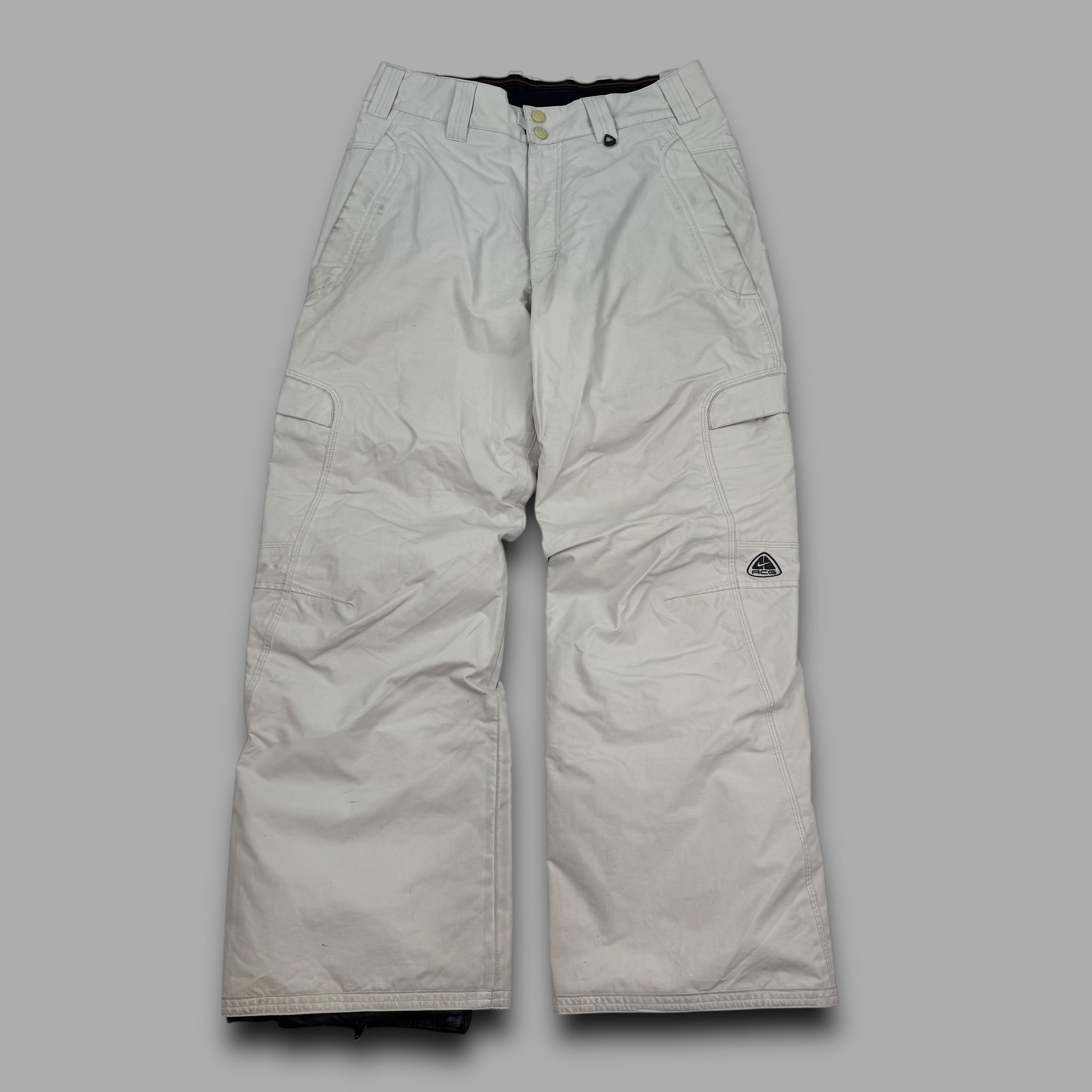 Nike ACG 2000's technical baggy cargo ski sallopettes (M)