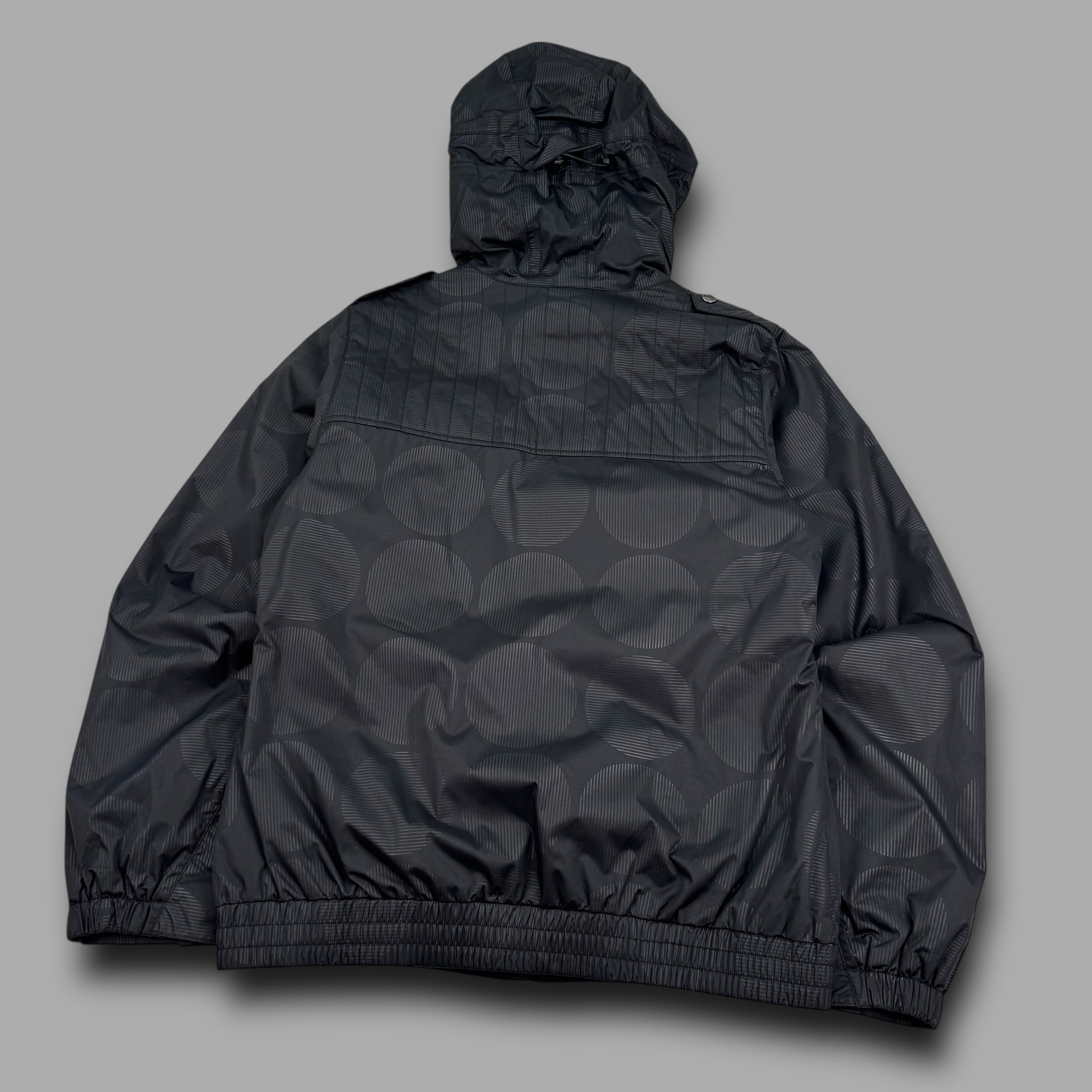 Burton 2000's technical monogram fur hood softshell ski jacket (L) wms