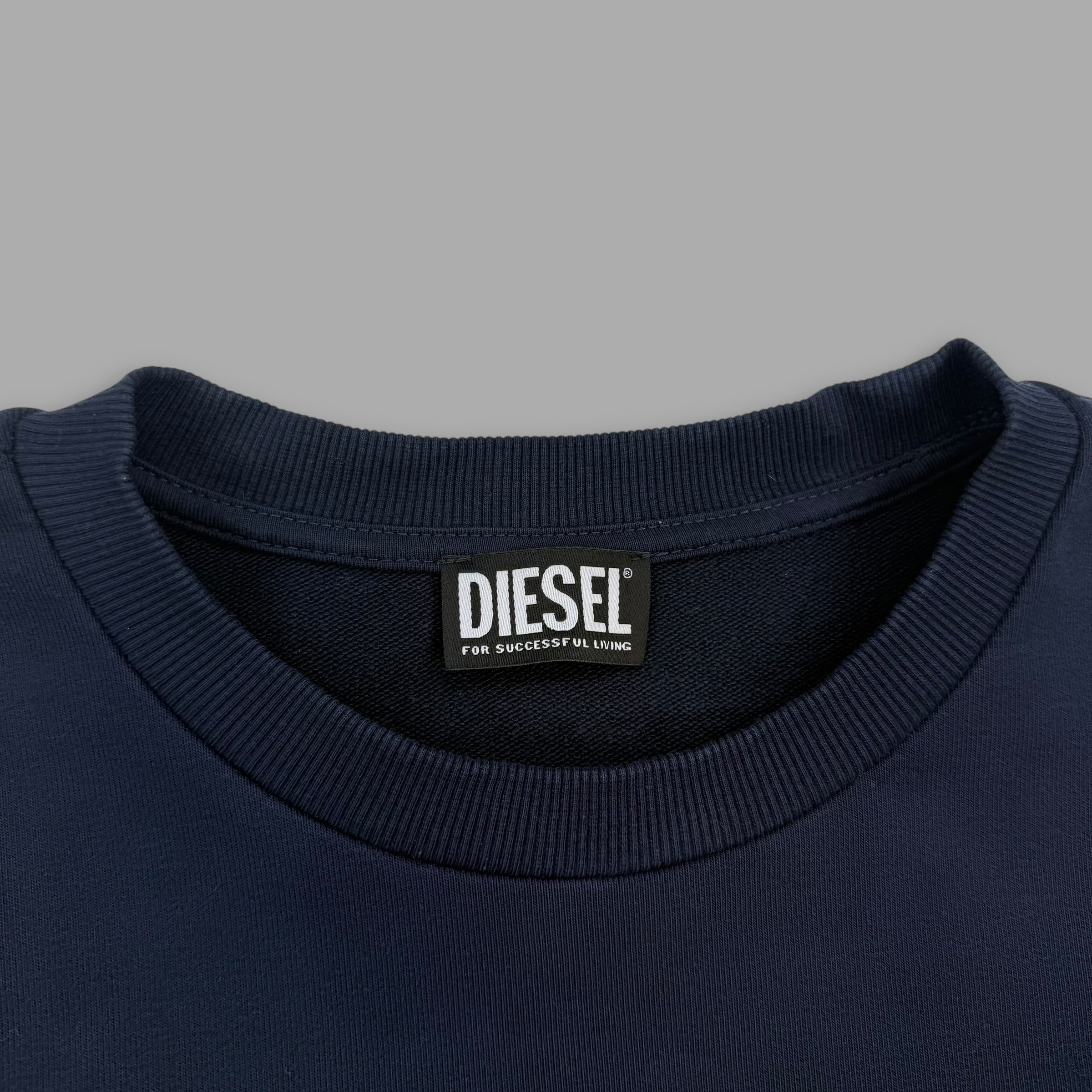 Diesel 2000's graphic spellout pullover sweatshirt (L)