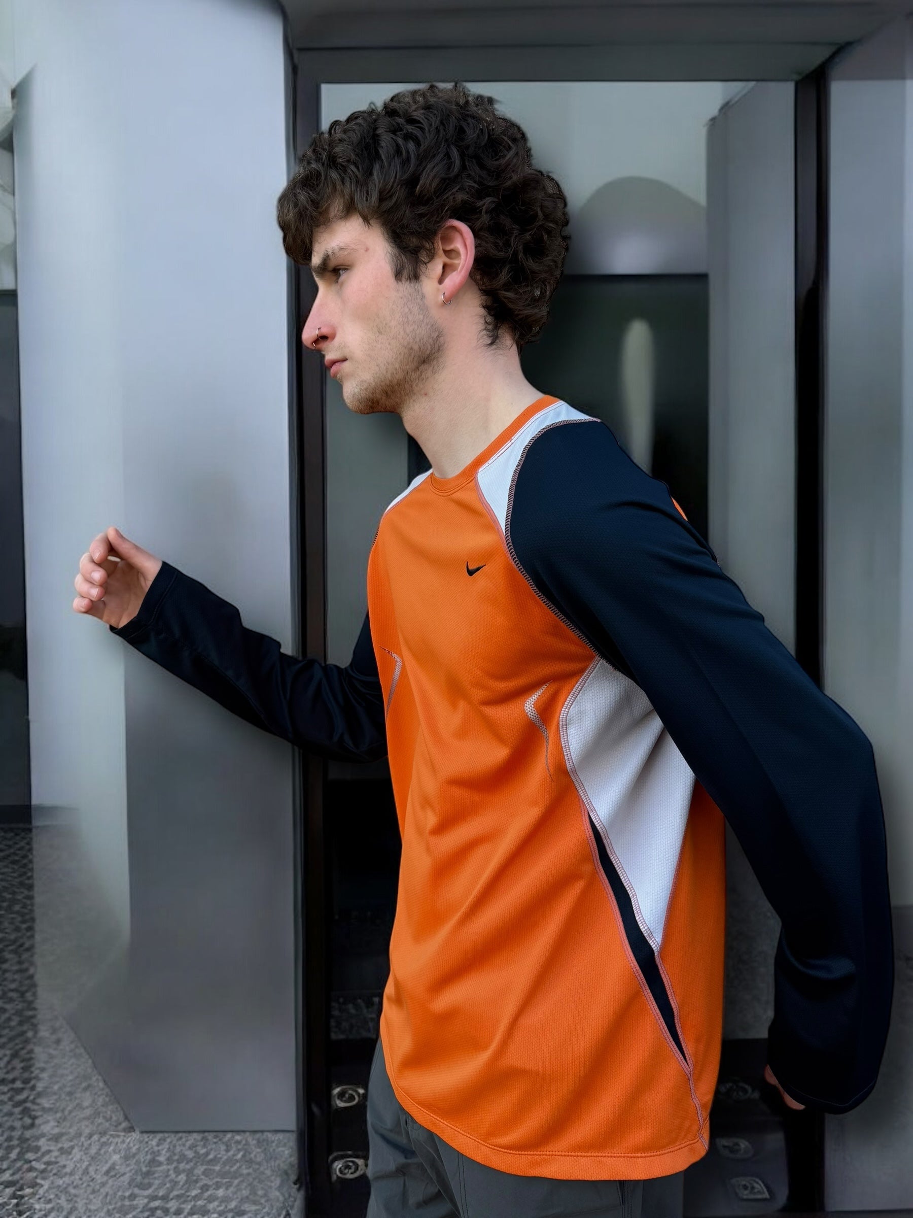 Nike 2000's technical paneled dri-fit long sleeve tee (L)